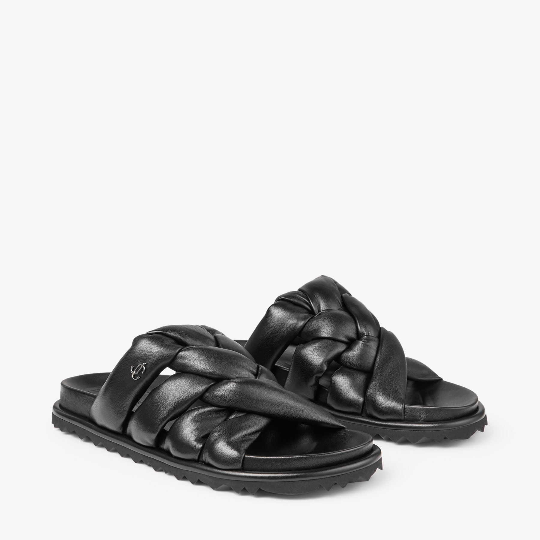 Kes Flat
Black Nappa Leather Sandals - 2