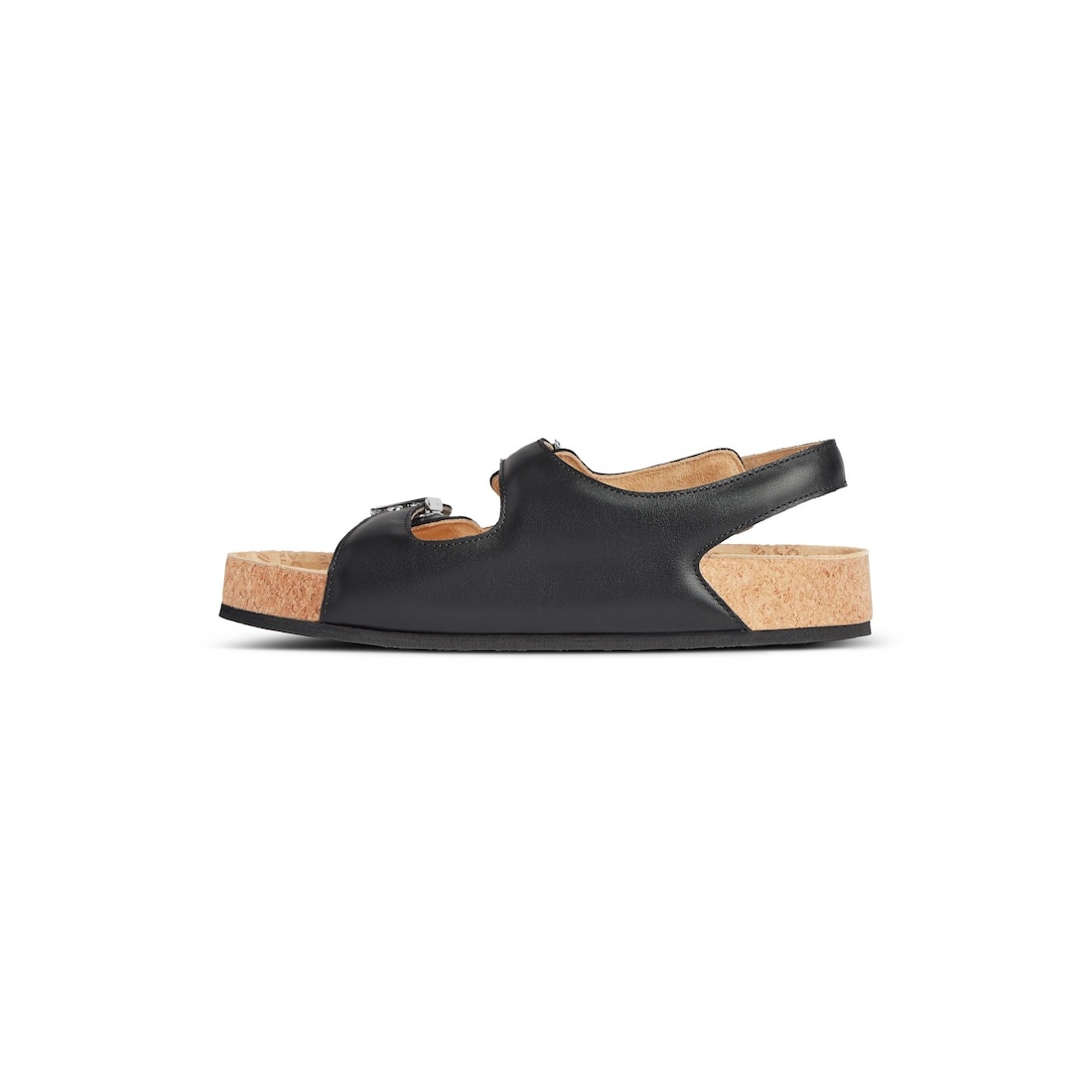 Women's Balenciaga I Scholl Flat Sandal in Black - 4