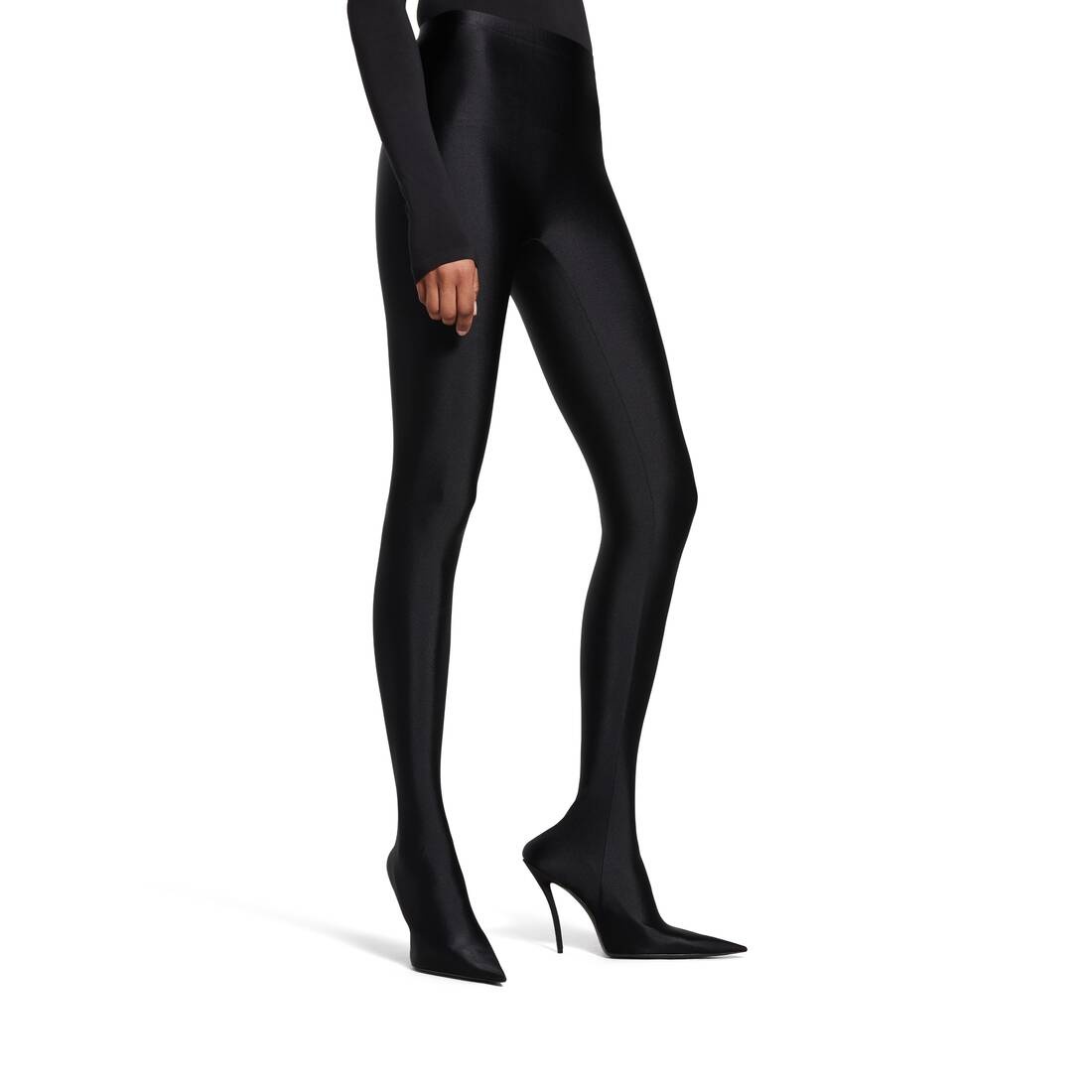 Women's Curve Pantaleggings in Black - 4