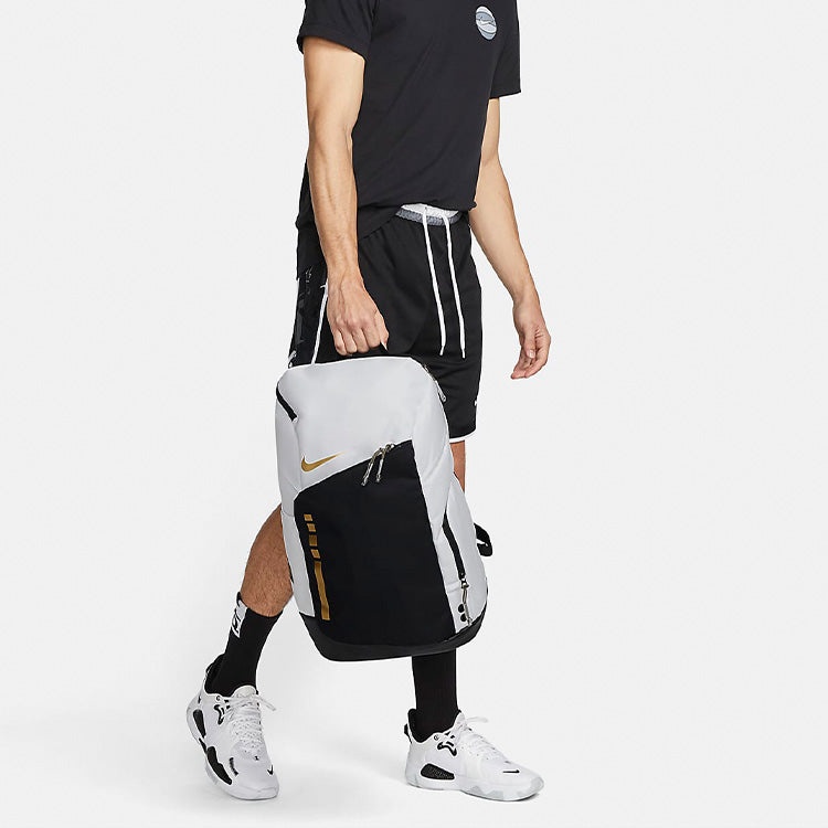 Nike Hoops Elite Backpack 32L 'White Black Gold' DX9786-100 - 6