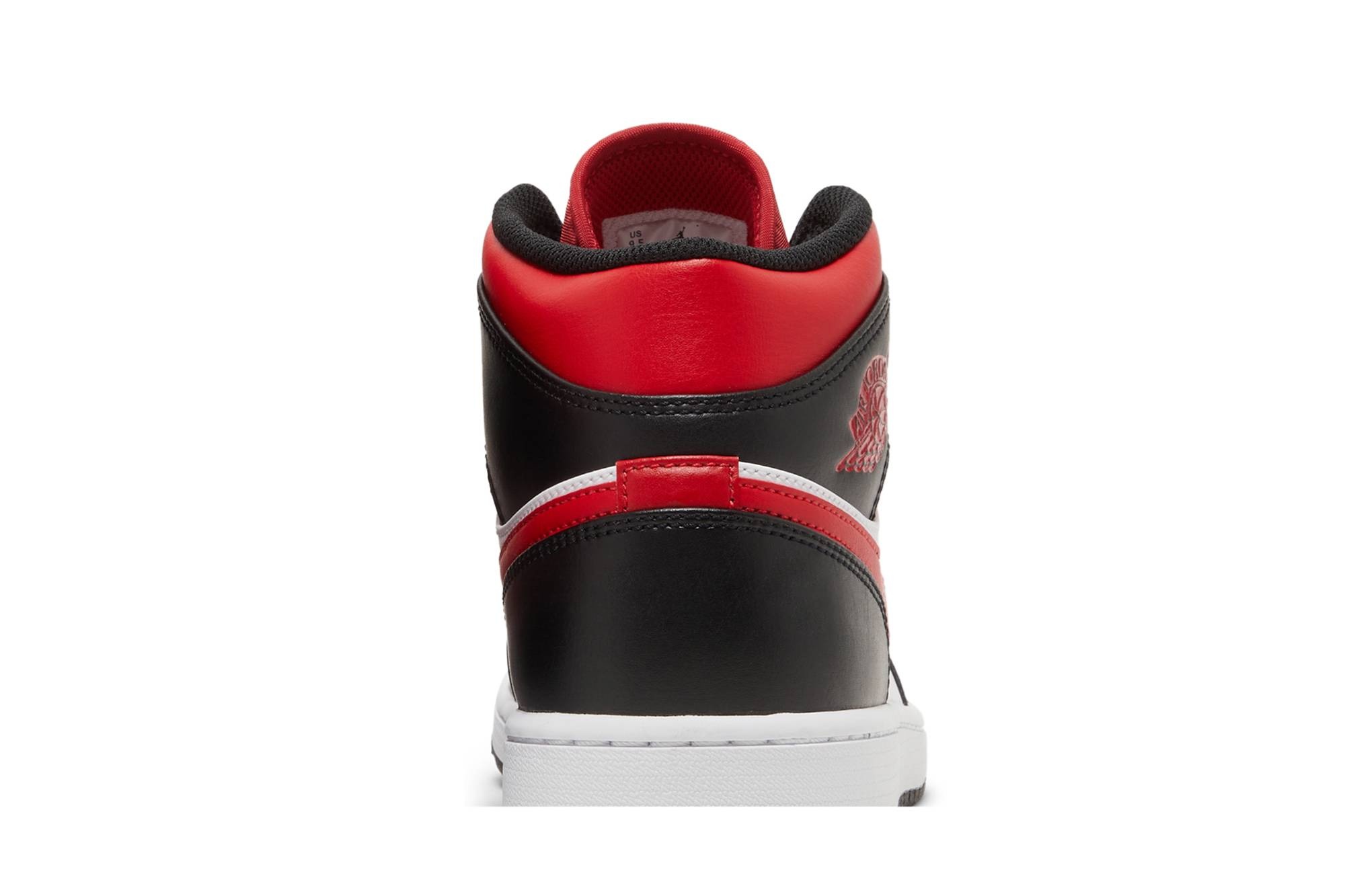 Air Jordan 1 Mid 'Bred Toe' - 7