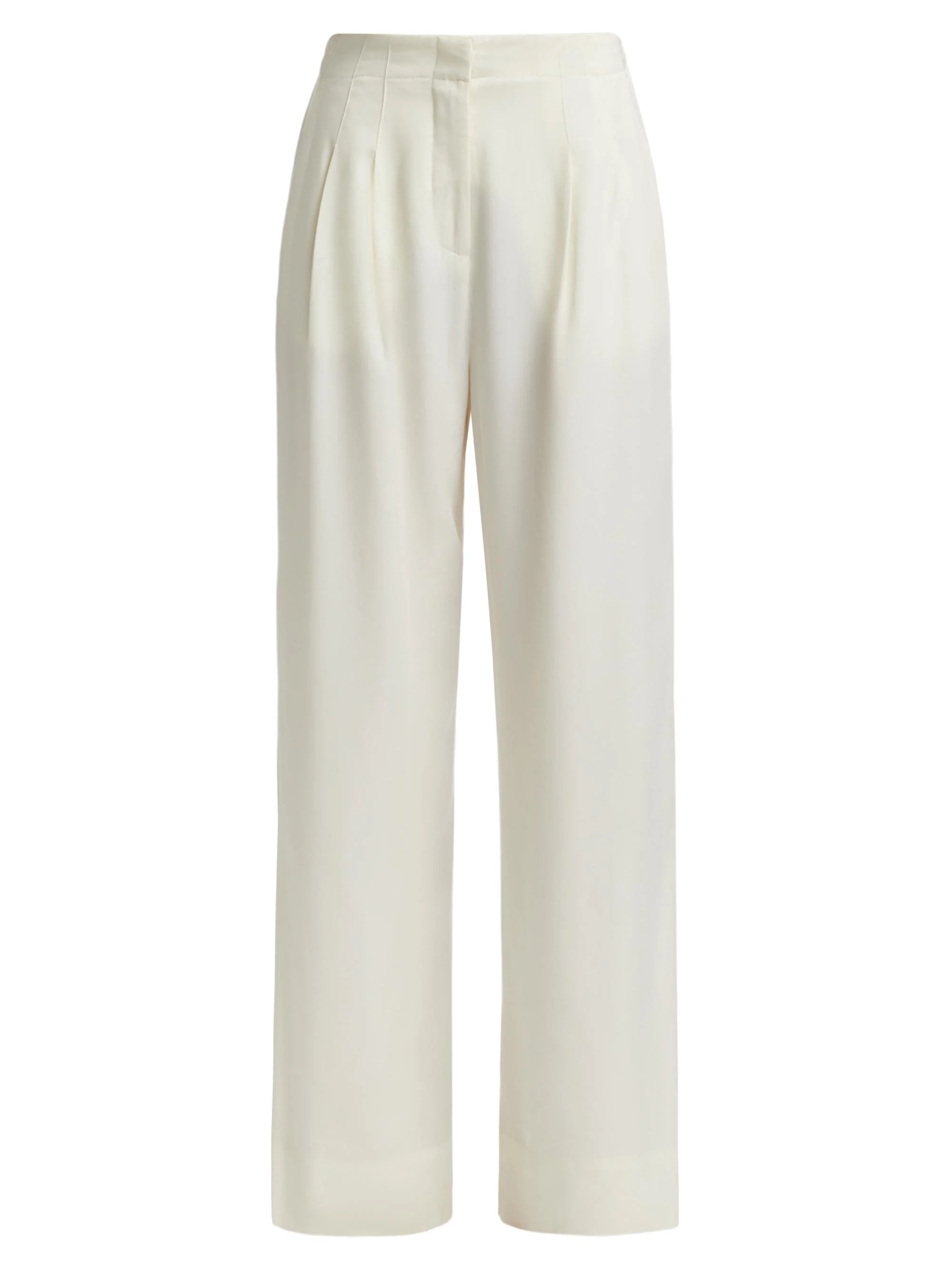Women's Macbee Double-Pleated Pants - Ecru - 1
