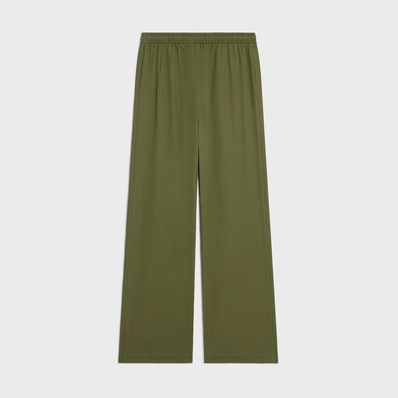 CELINE drawstring trousers IN cotton canvas outlook