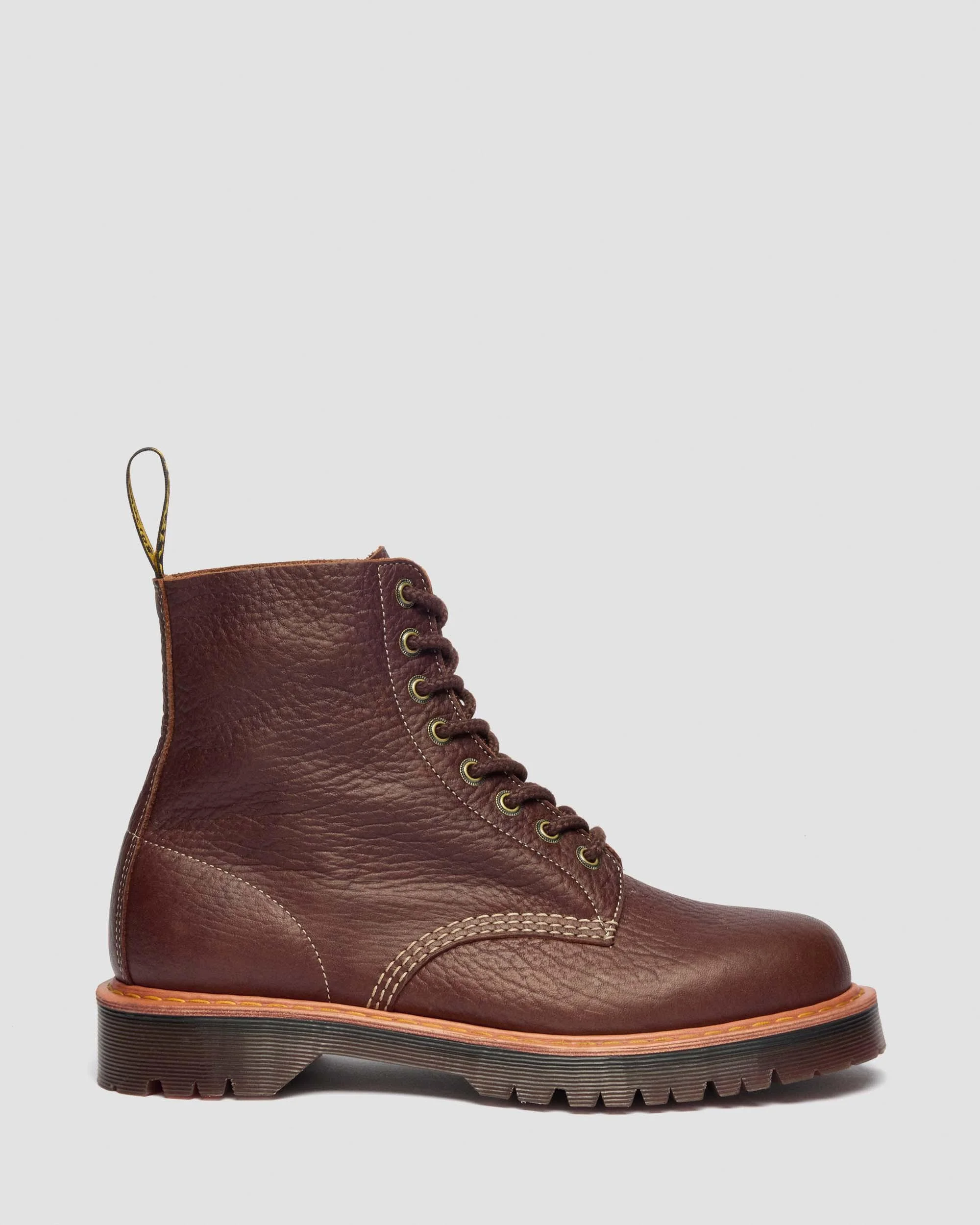 1460 Wild Grain Leather Lace Up Boots - 1