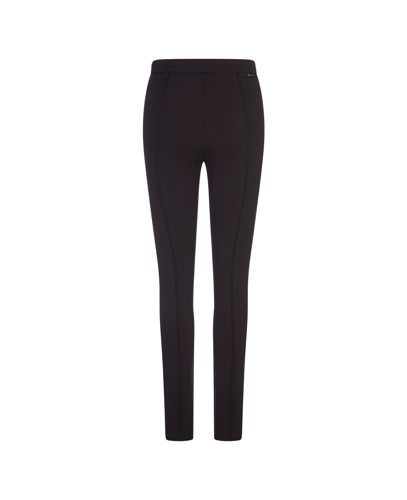 Black Slim Fit Stretch Gabardine Trousers - 2