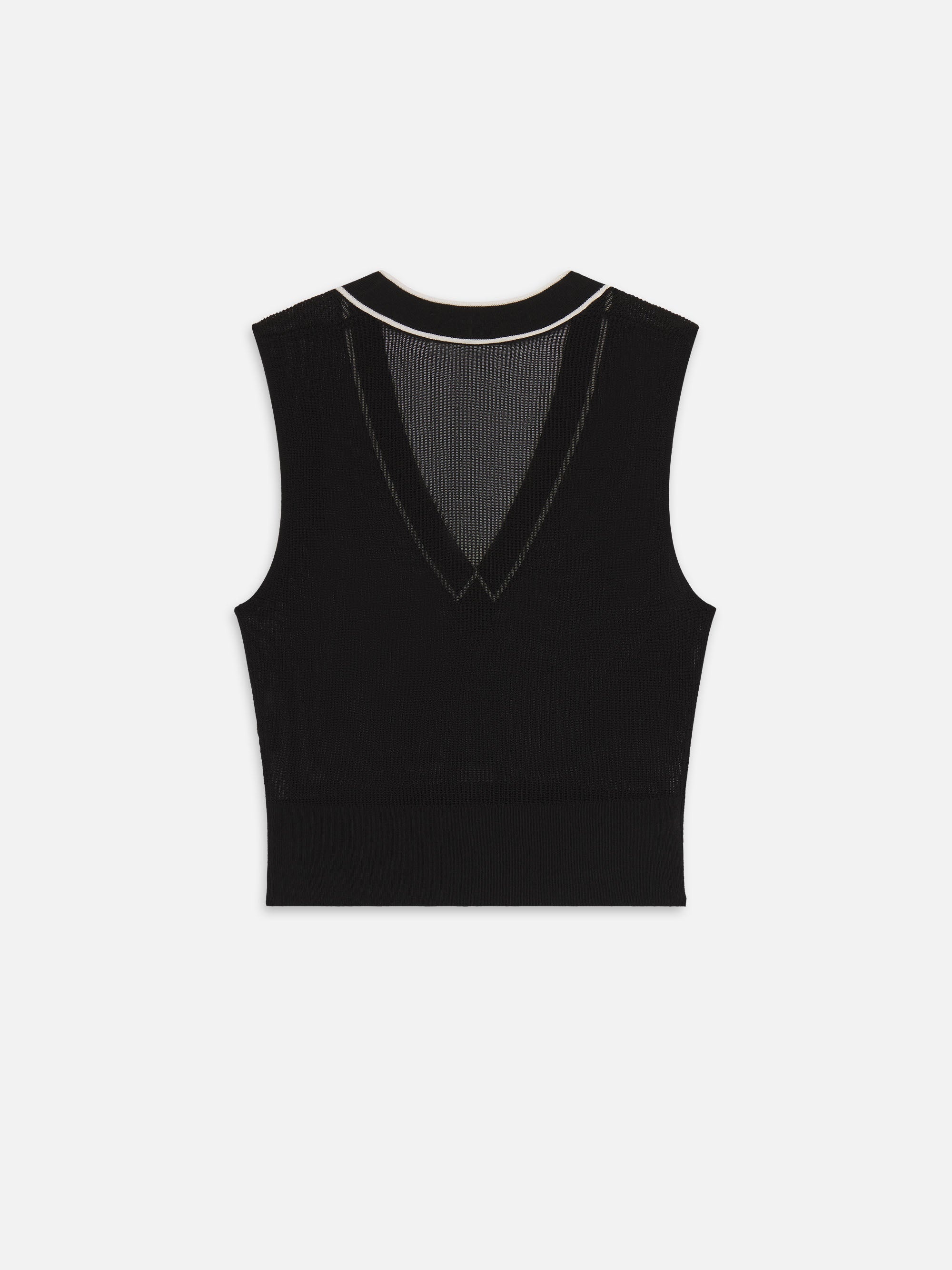 The Varsity Vest in Black Multi - 4