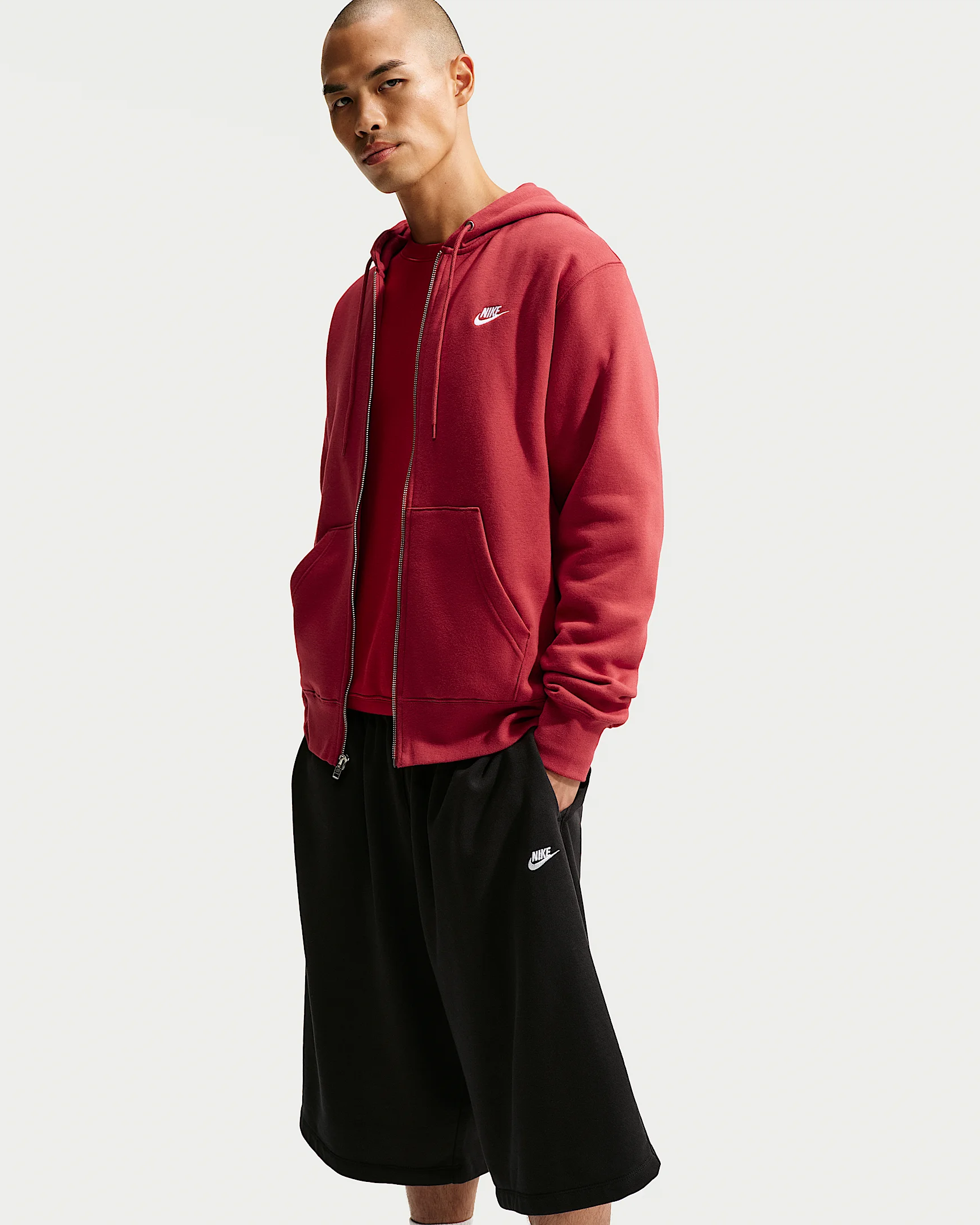 Nike Club Men's Full-Zip Fleece Hoodie - 1