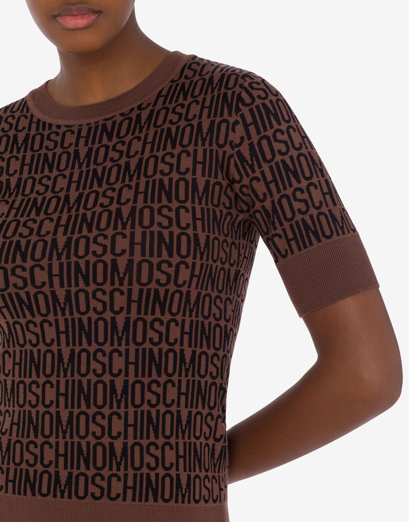 ALLOVER LOGO WOOL TOP 4