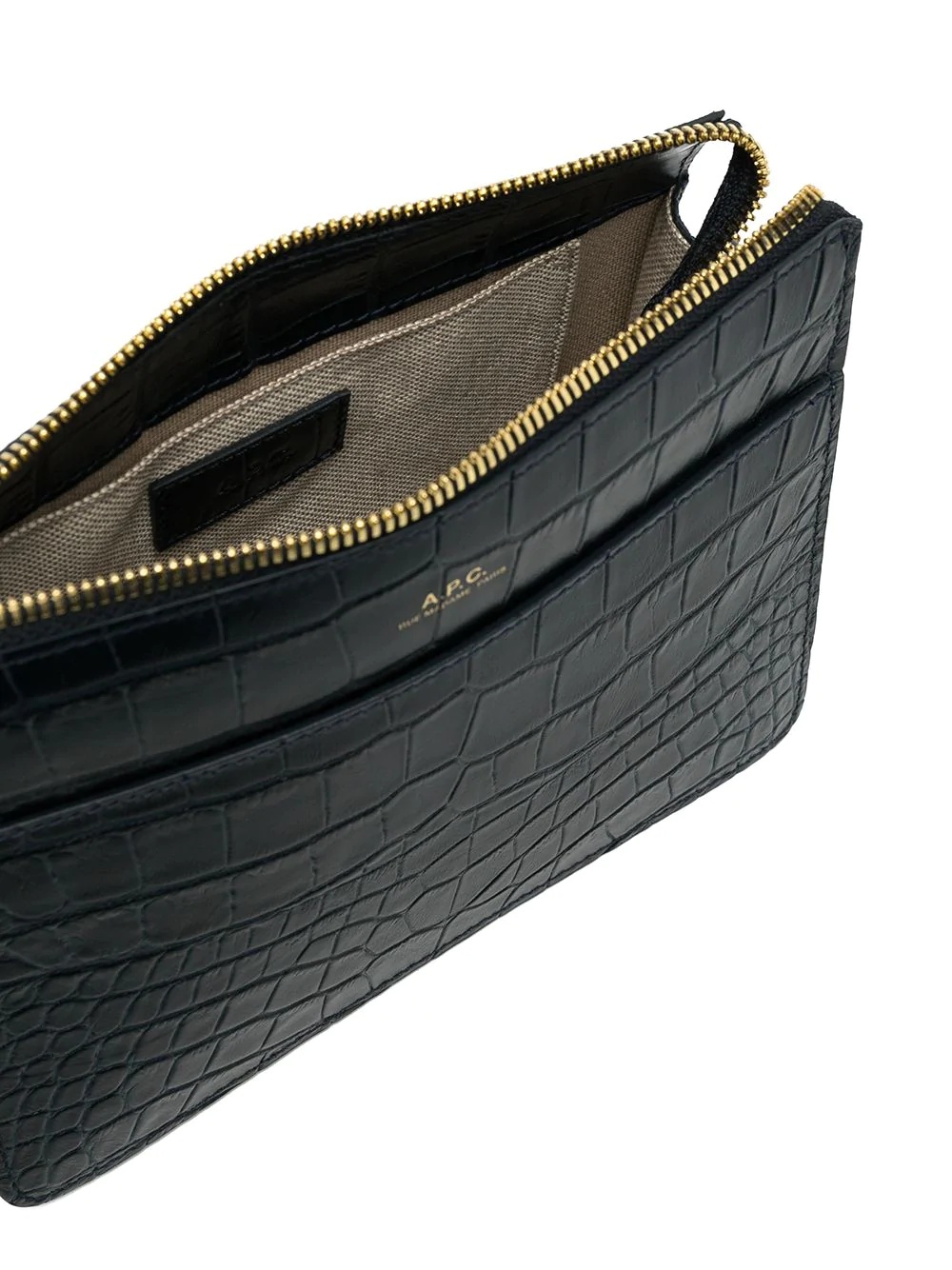 Ella crocodile-effect crossbody bag - 5