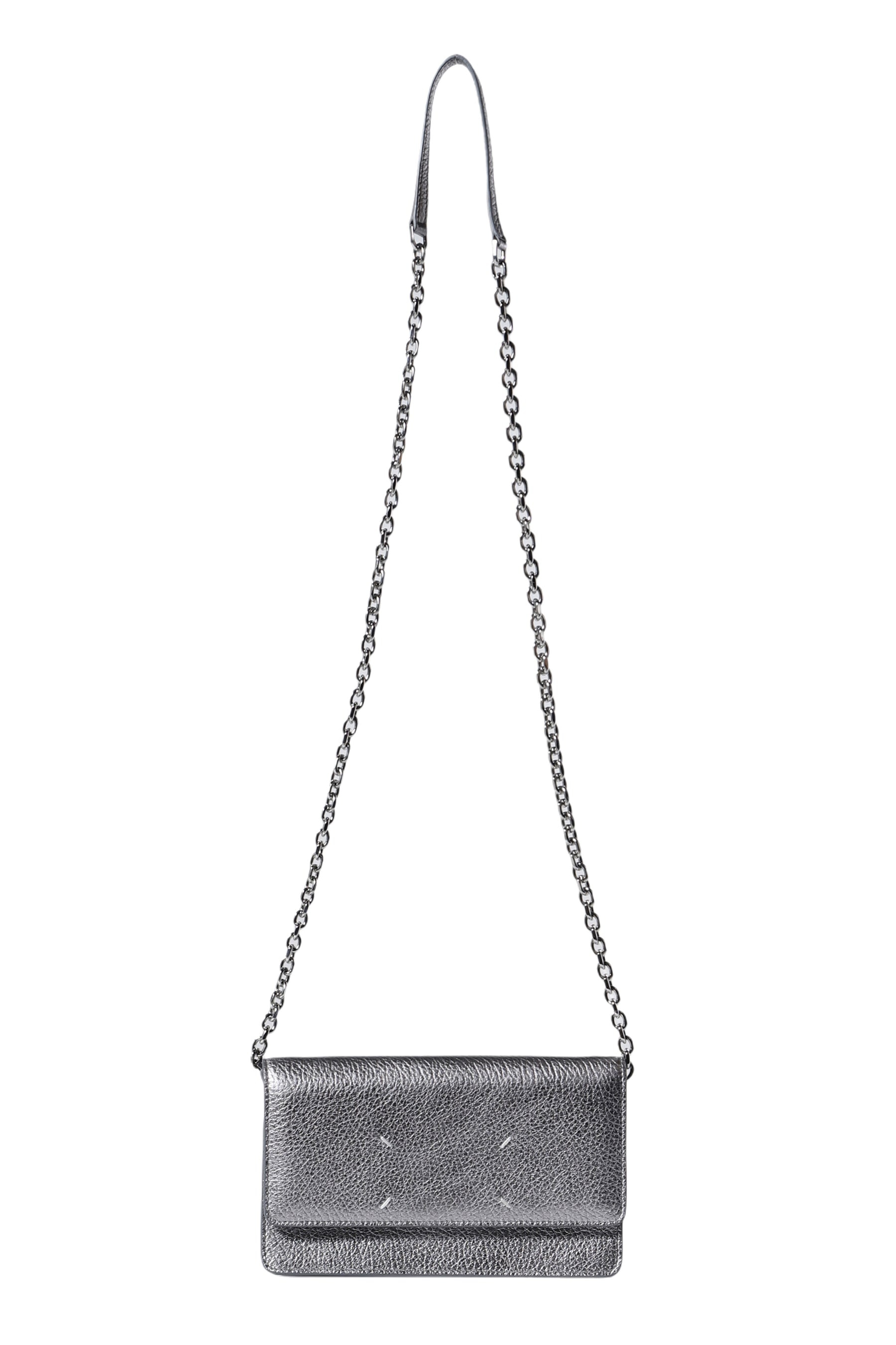 WALLET ON CHAIN MEDIUM / METALLIC GRY - 1