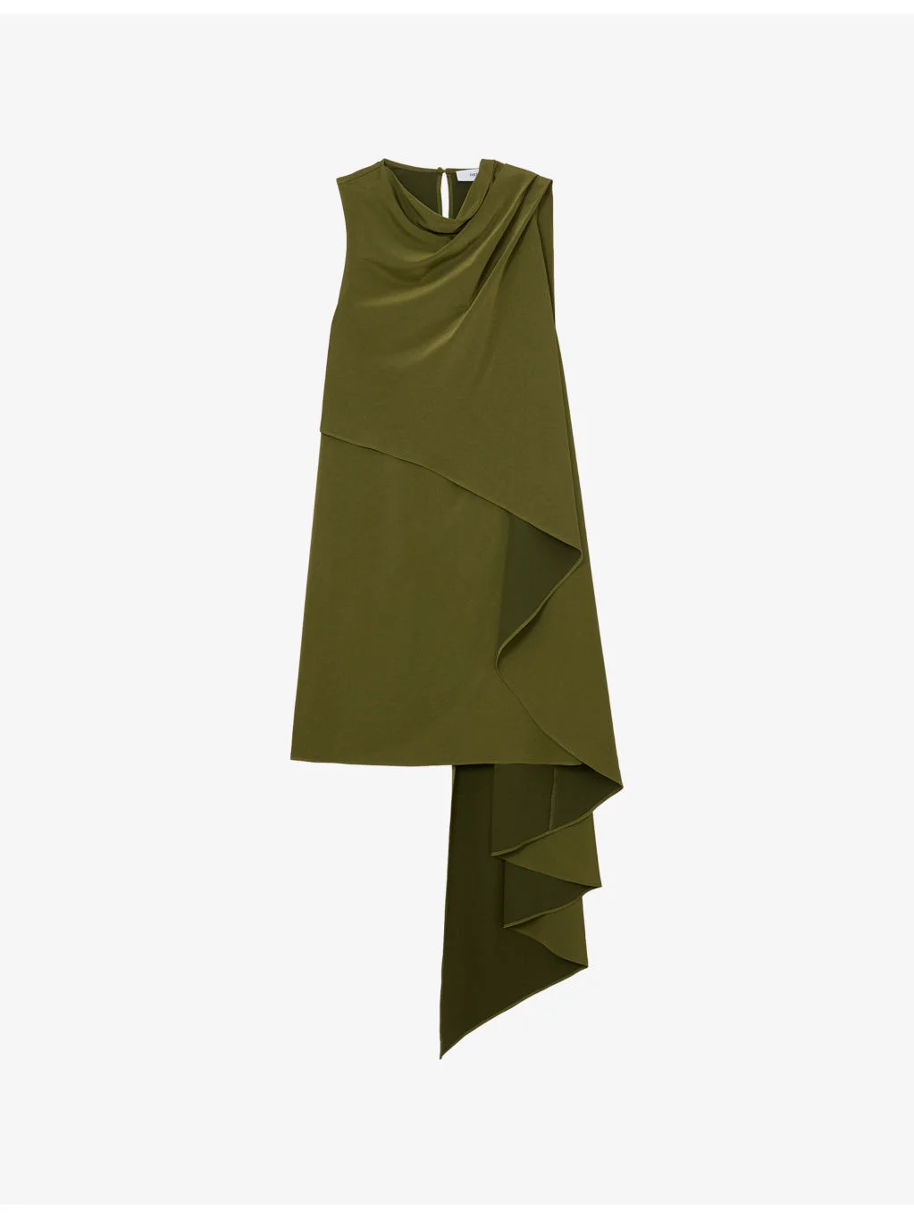 Wrenley Draped Satin Mini Dress - 1