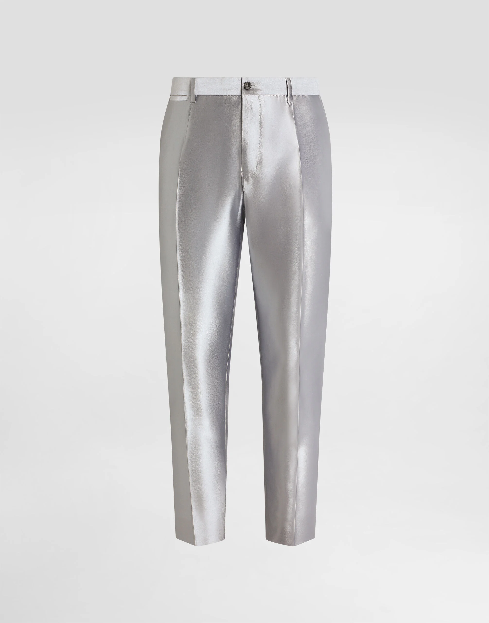 Silk shantung trousers - 1