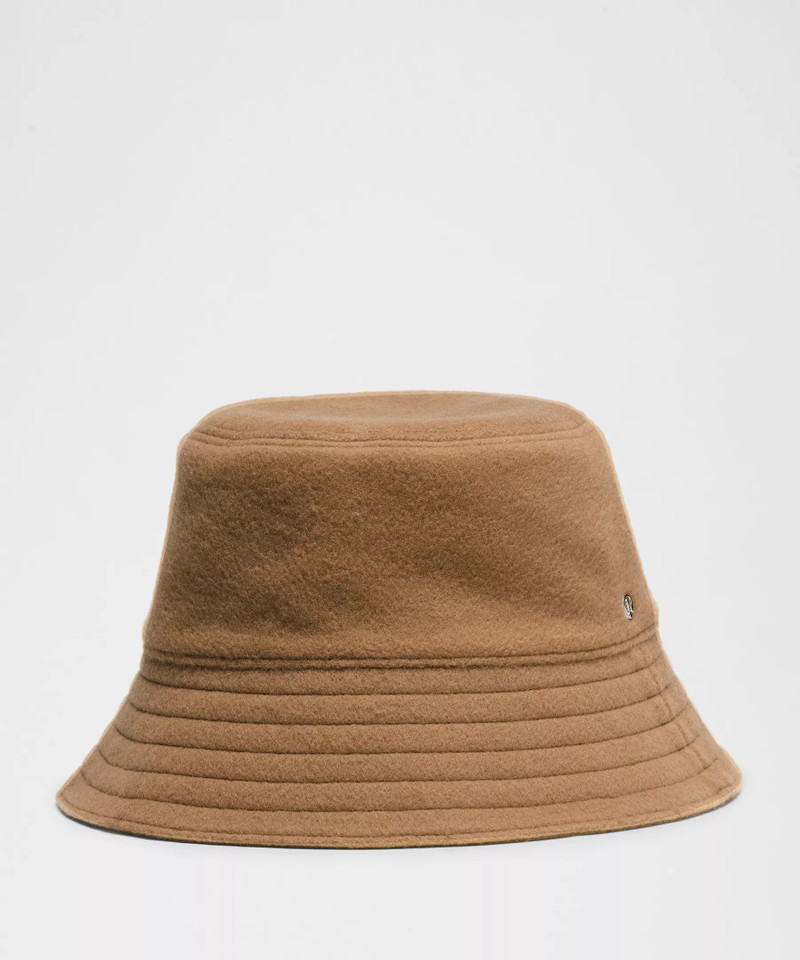 Satin-Lined Wool Bucket Hat 1