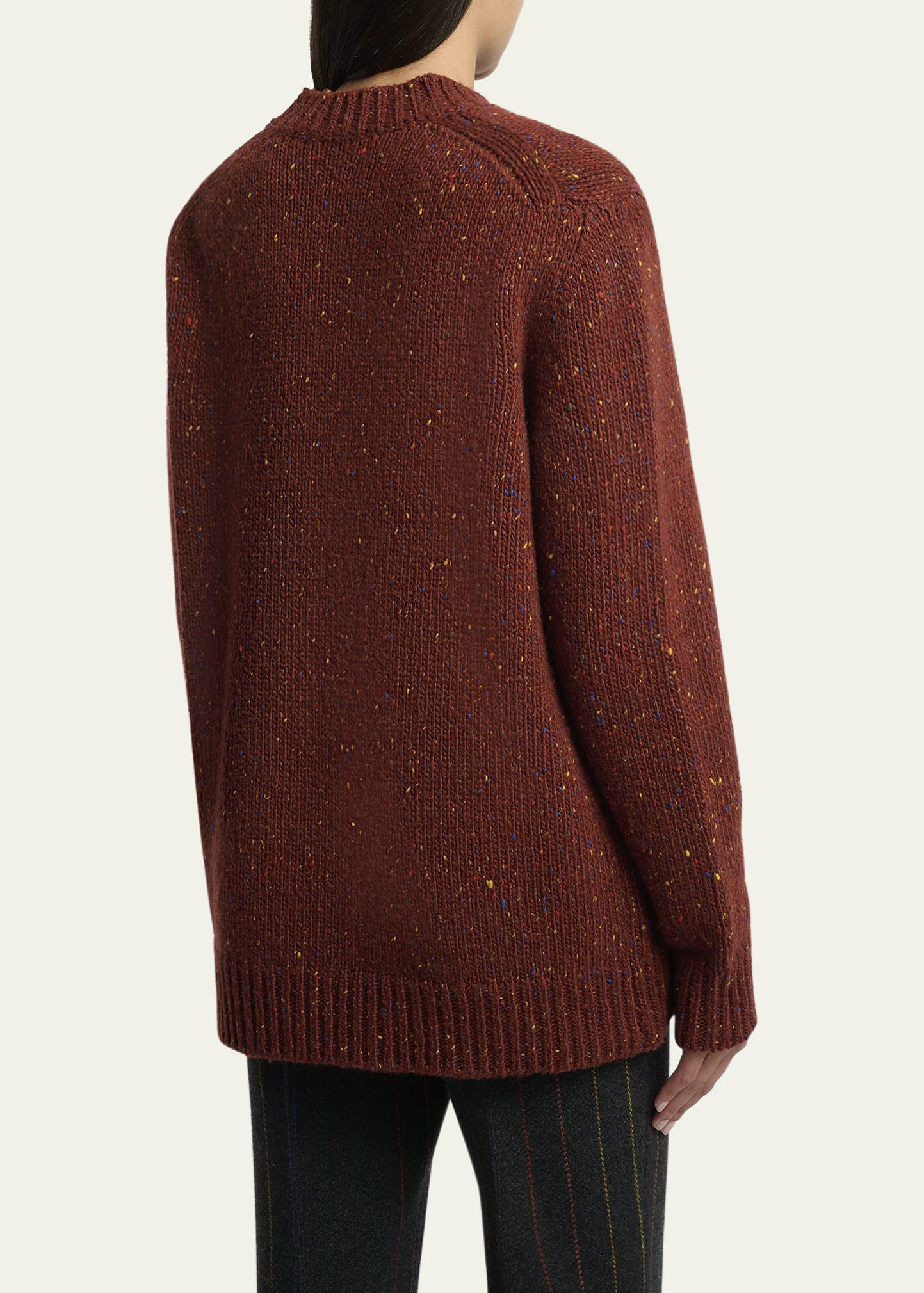 Alfie Speckled Cashmere Knit Sweater - 3