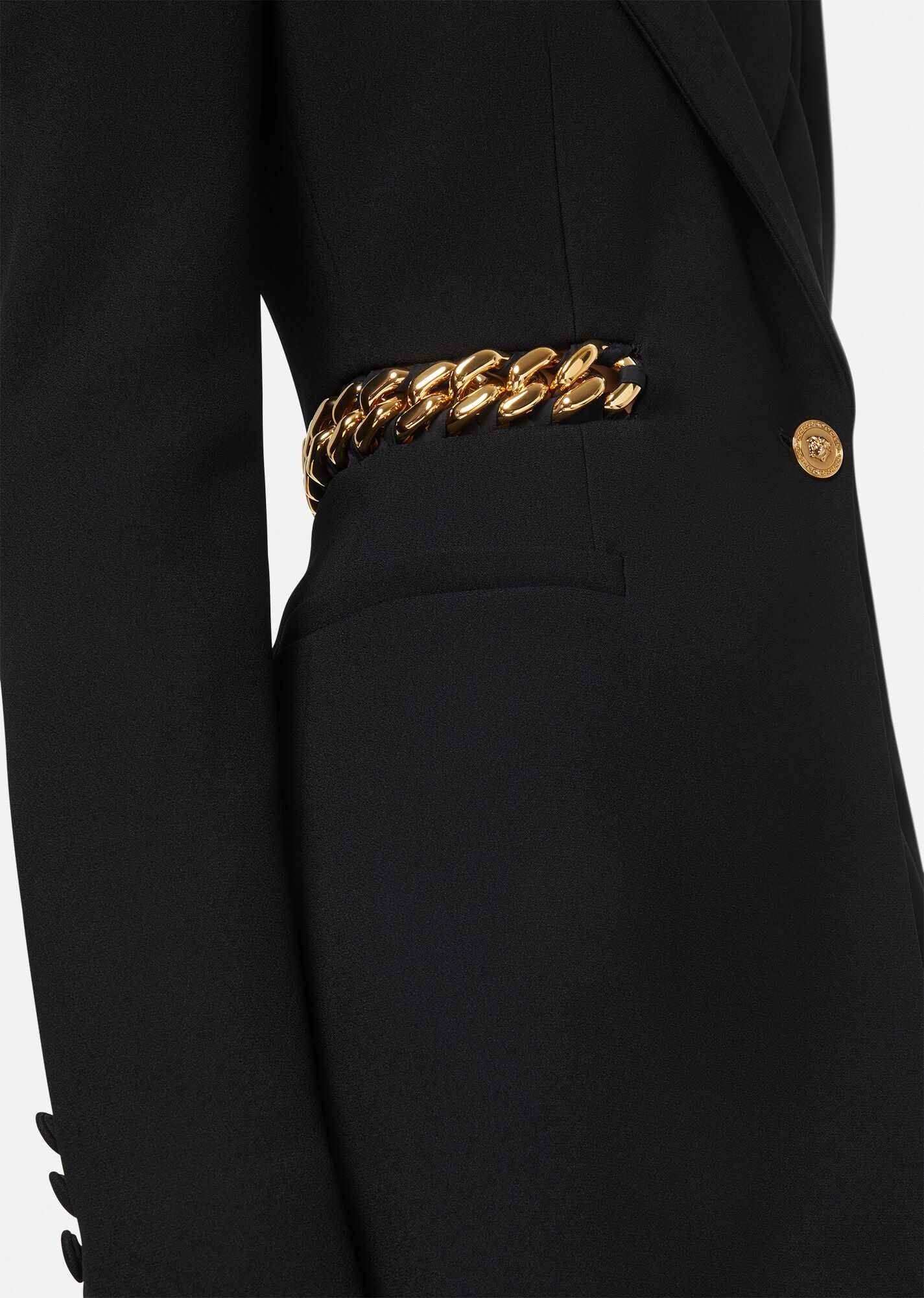 Medusa Woven Chain Blazer - 5