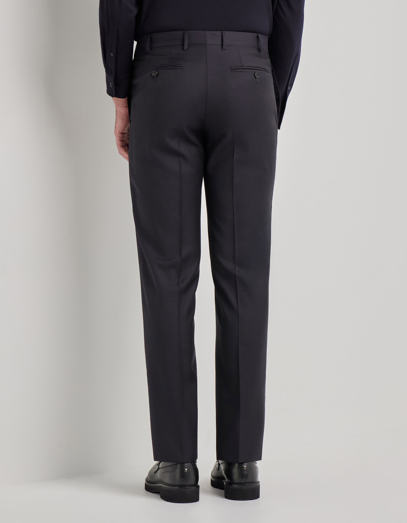PANTS IN NAVY BLUE WOOL 4