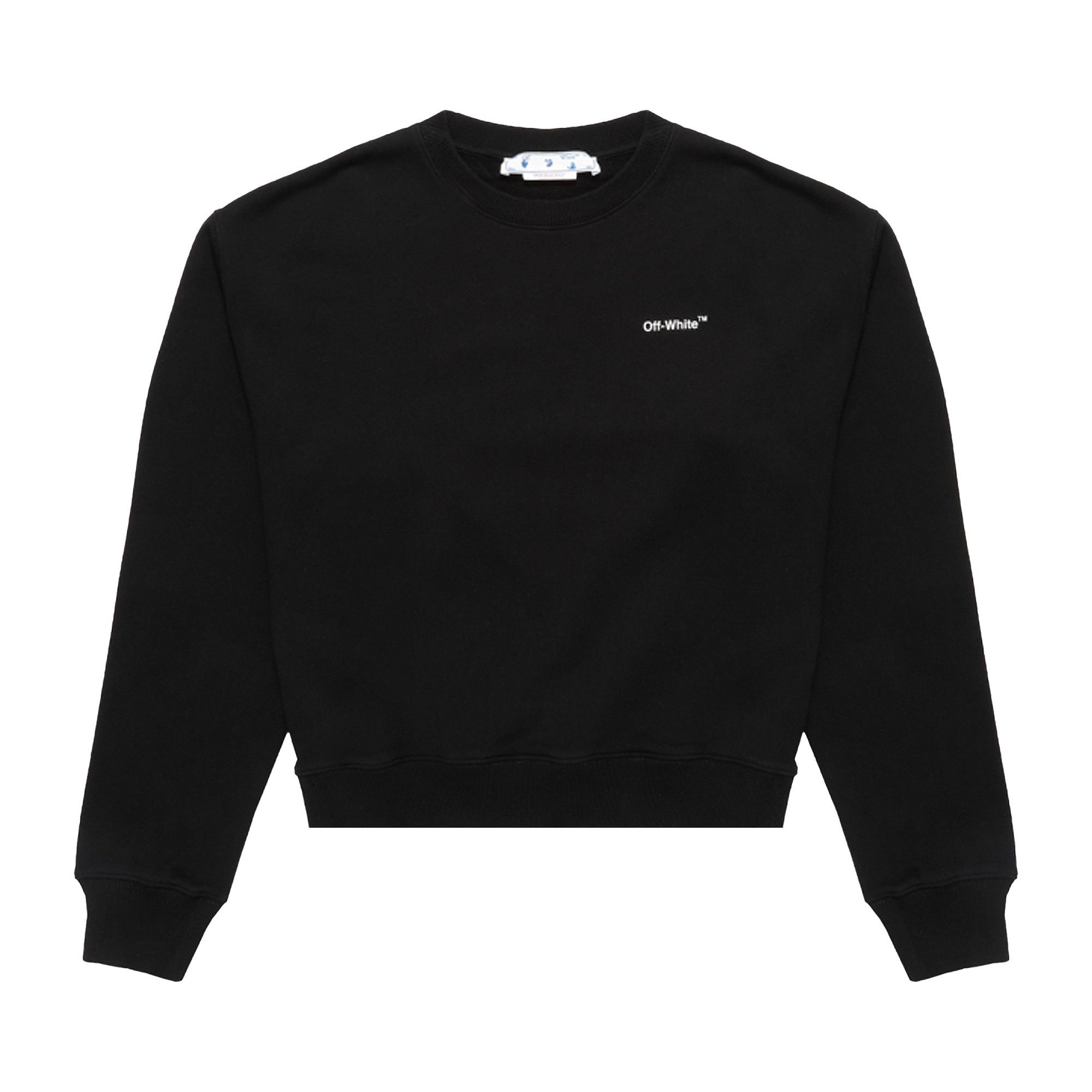 Off-White Caravag Arrow Over Crewneck 'Black/White' - 1
