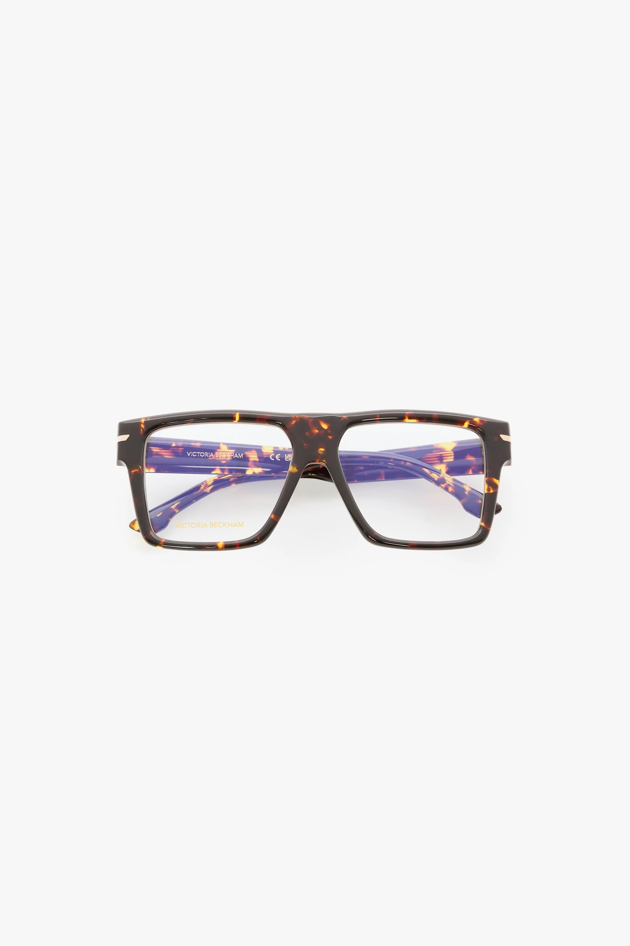 Sculpted Flat Top Frame In Havana - 1