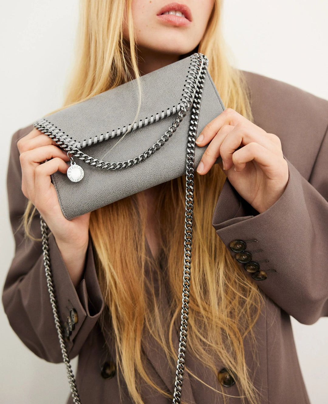 Falabella Mini Shag Silver Chain - 3