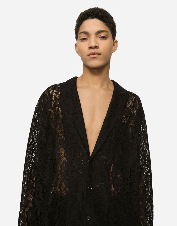 Cordonetto lace shirt - 4