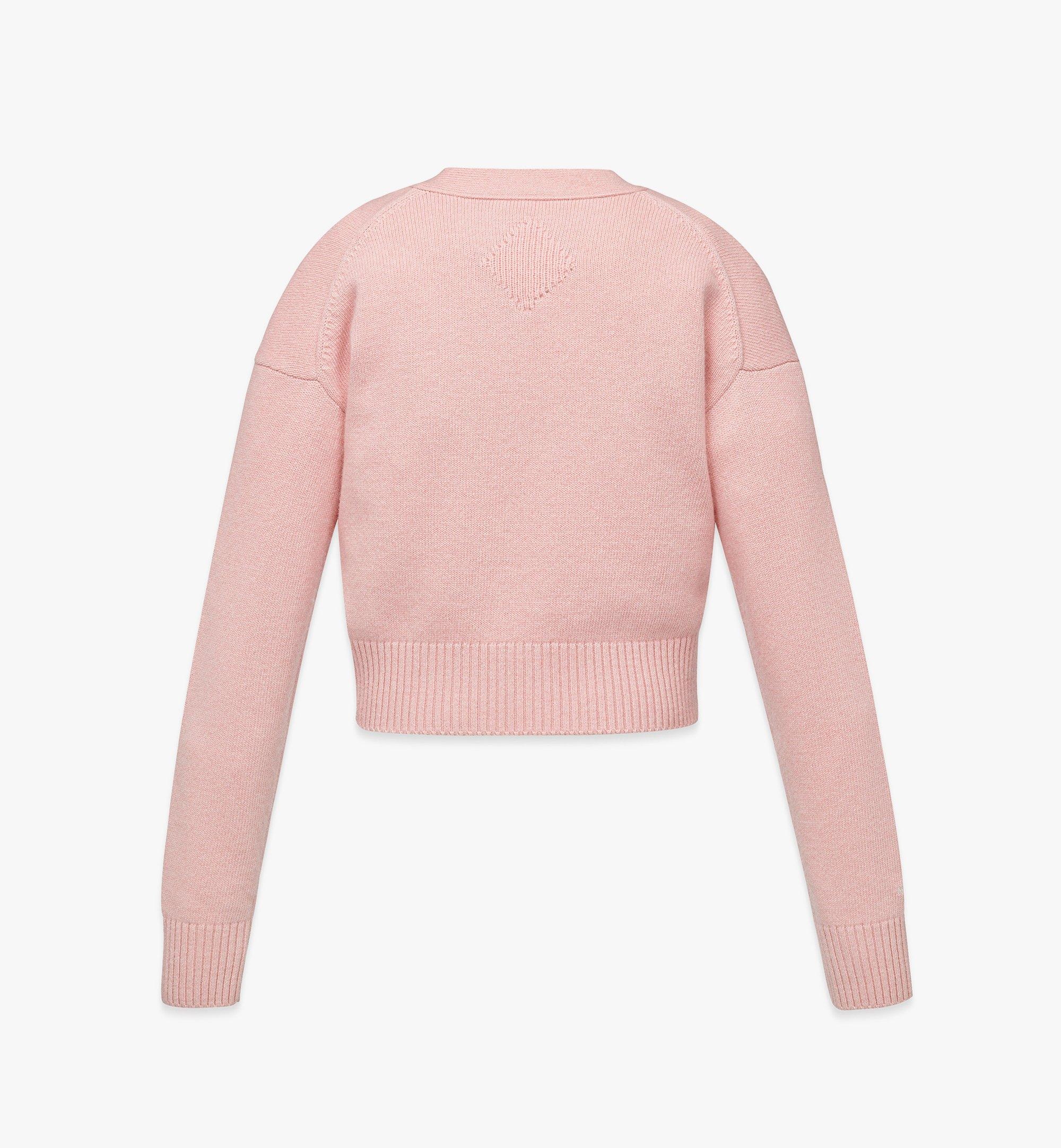 Laurel Cropped Cardigan in Wool and Recycled Cashmere - 3