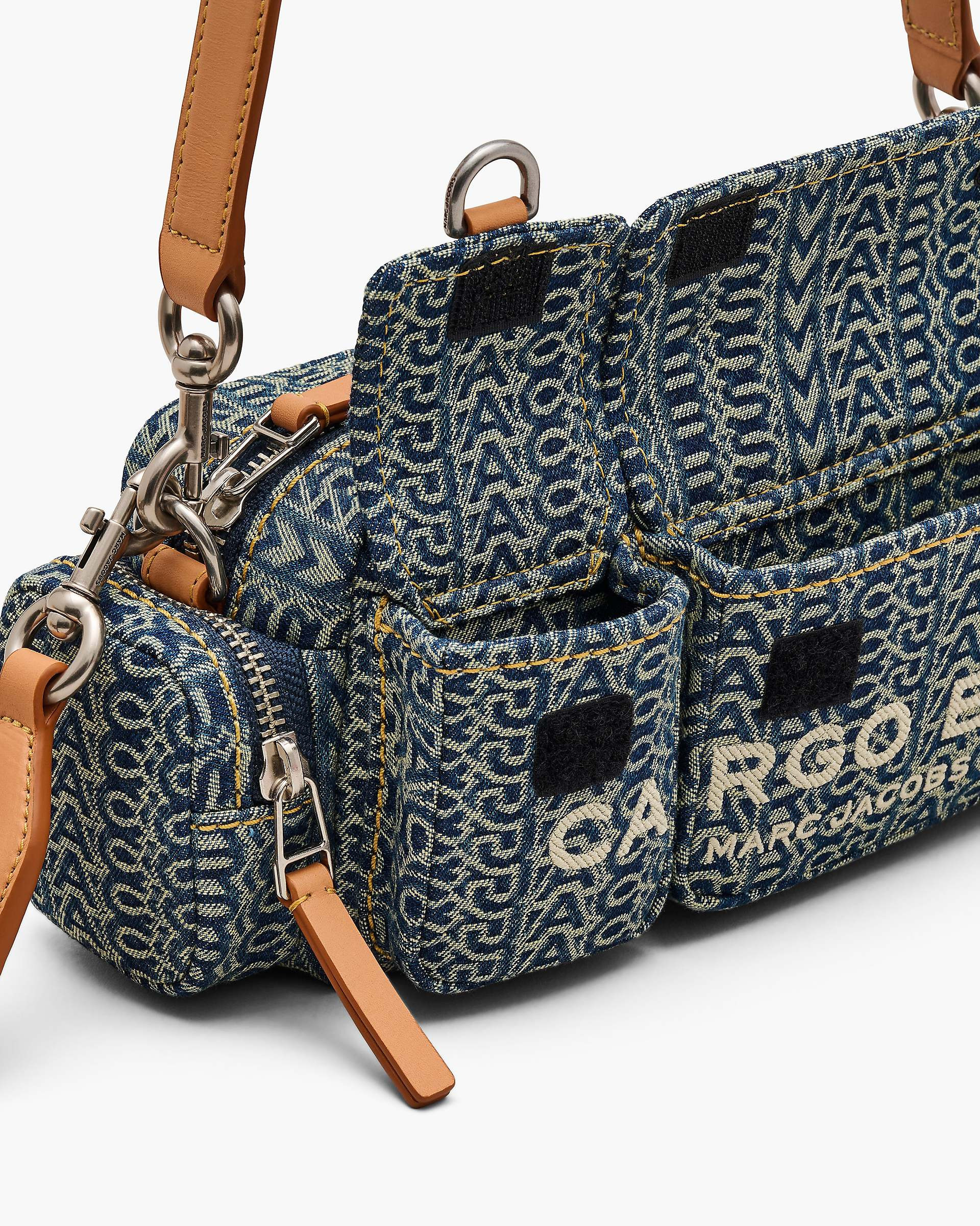 THE CARGO MONOGRAM DENIM SHOULDER BAG - 6