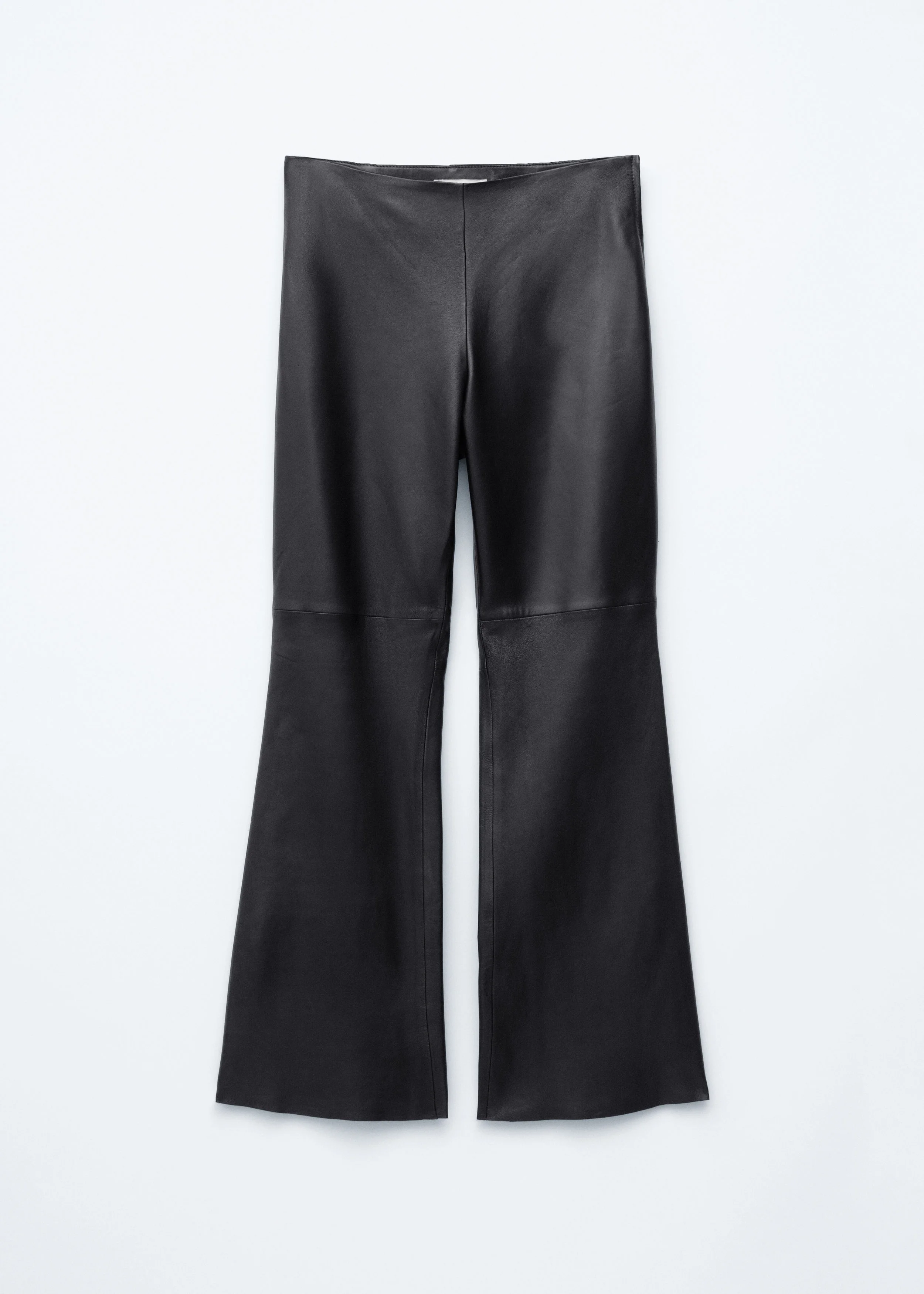 Bootcut Leather Trousers - 1
