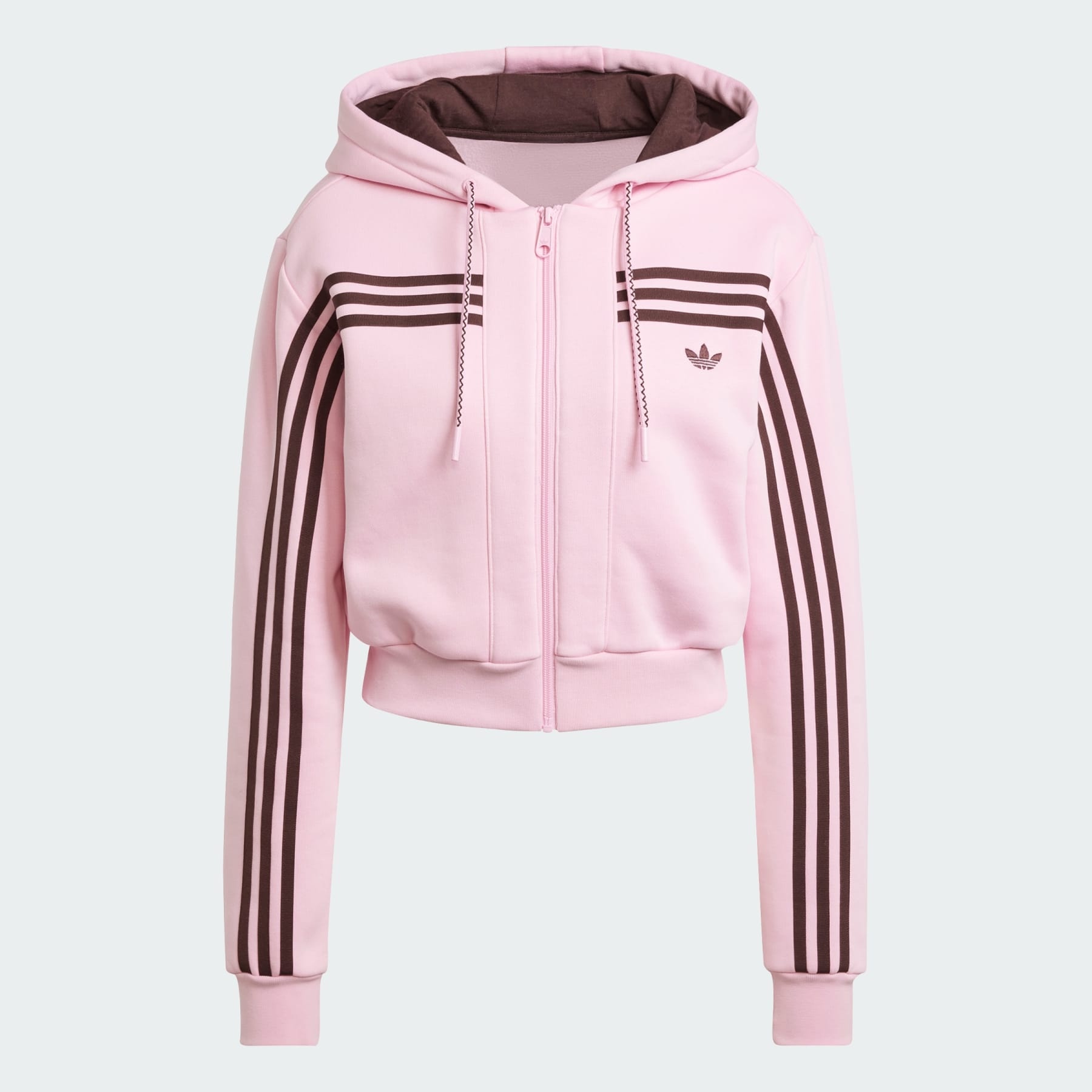 adidas 70s Short Full Zip Fleece Hoodie | REVERSIBLE