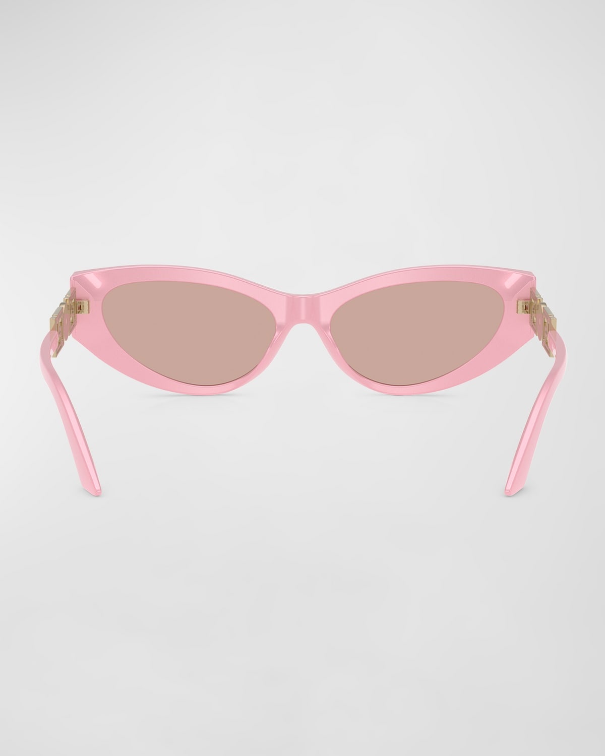 Bright Greca Embellished Cat-Eye Sunglasses - 4