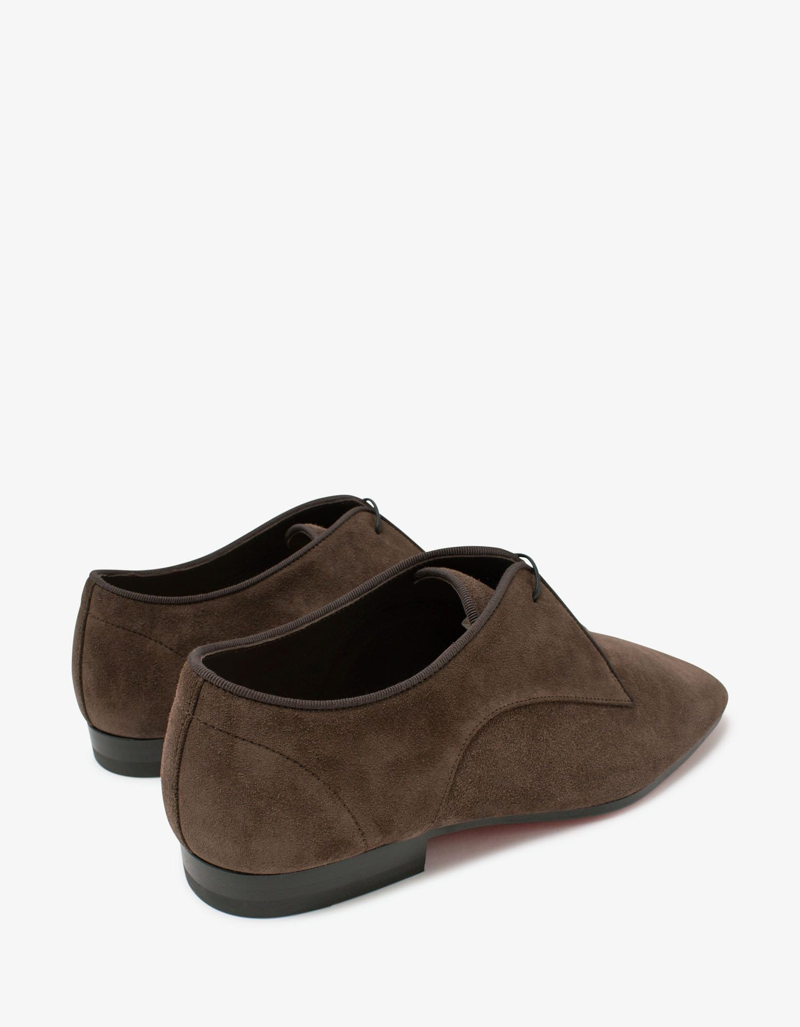 Christian Louboutin Carderby Brown Suede Leather Shoes - 6