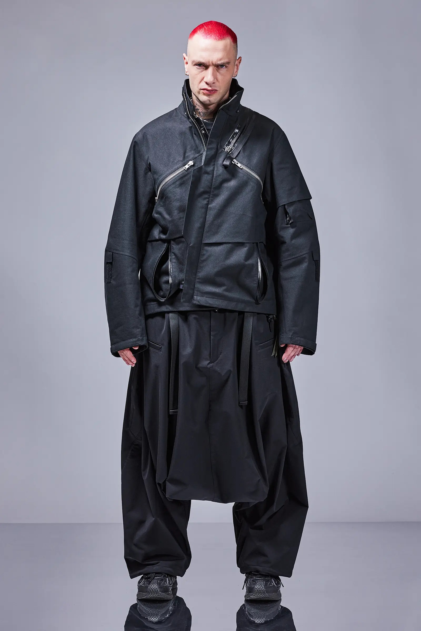 J1WB-BQ 3L Interops Jacket Black - 45