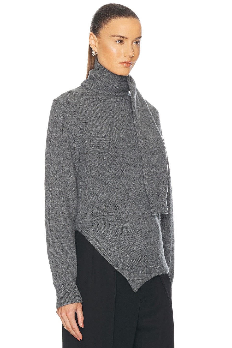 Twisted Scarf Sweater - 2