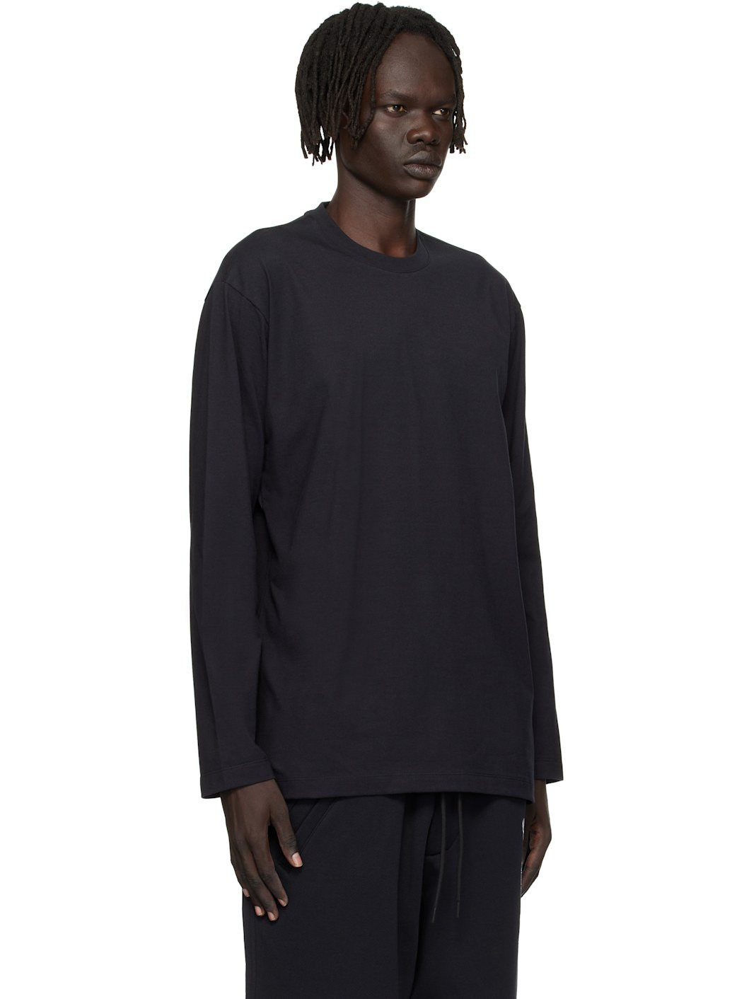 Black Graphic Long Sleeve T-shirt - 2