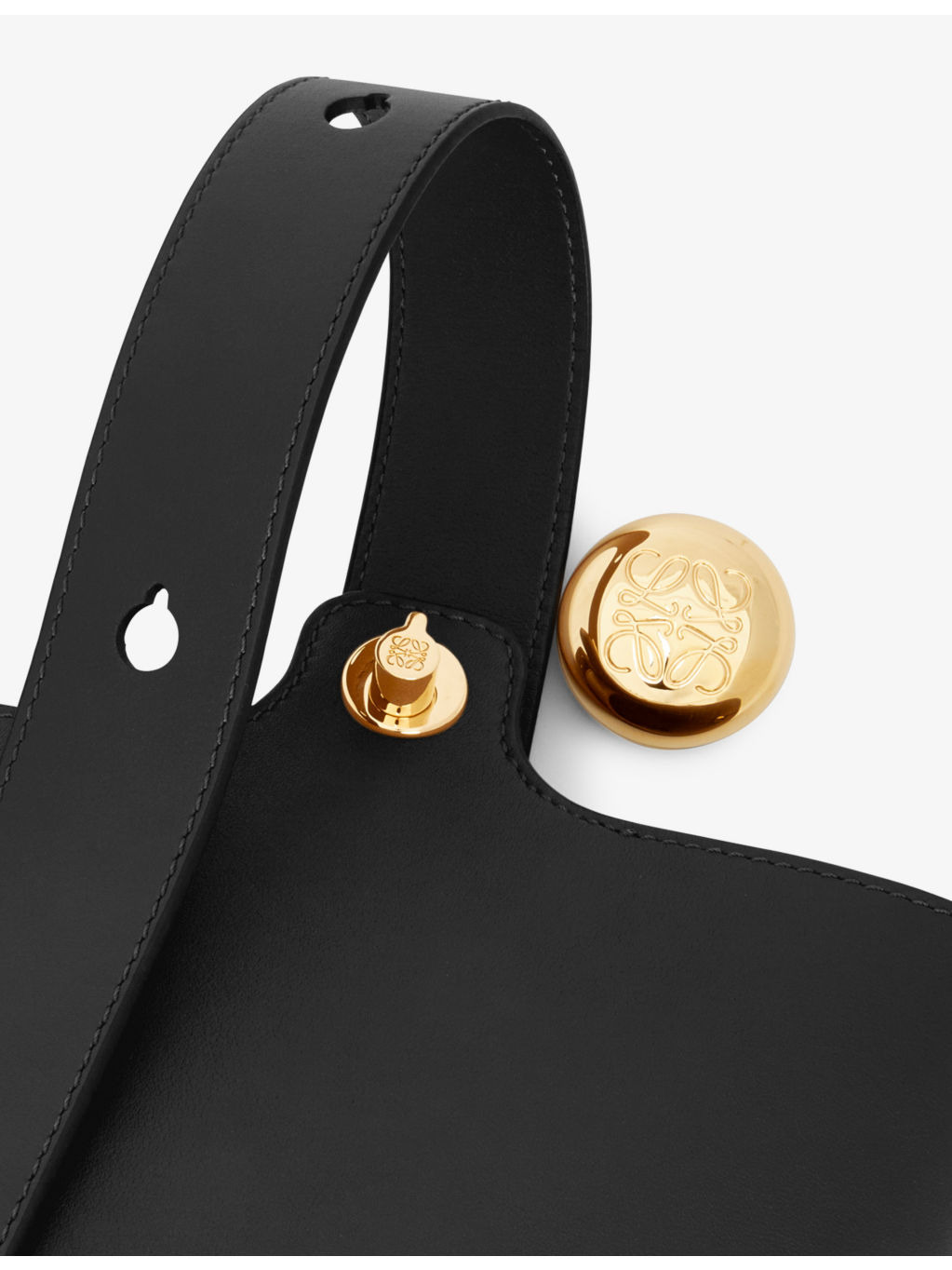 Pebble mini leather bucket bag - 7
