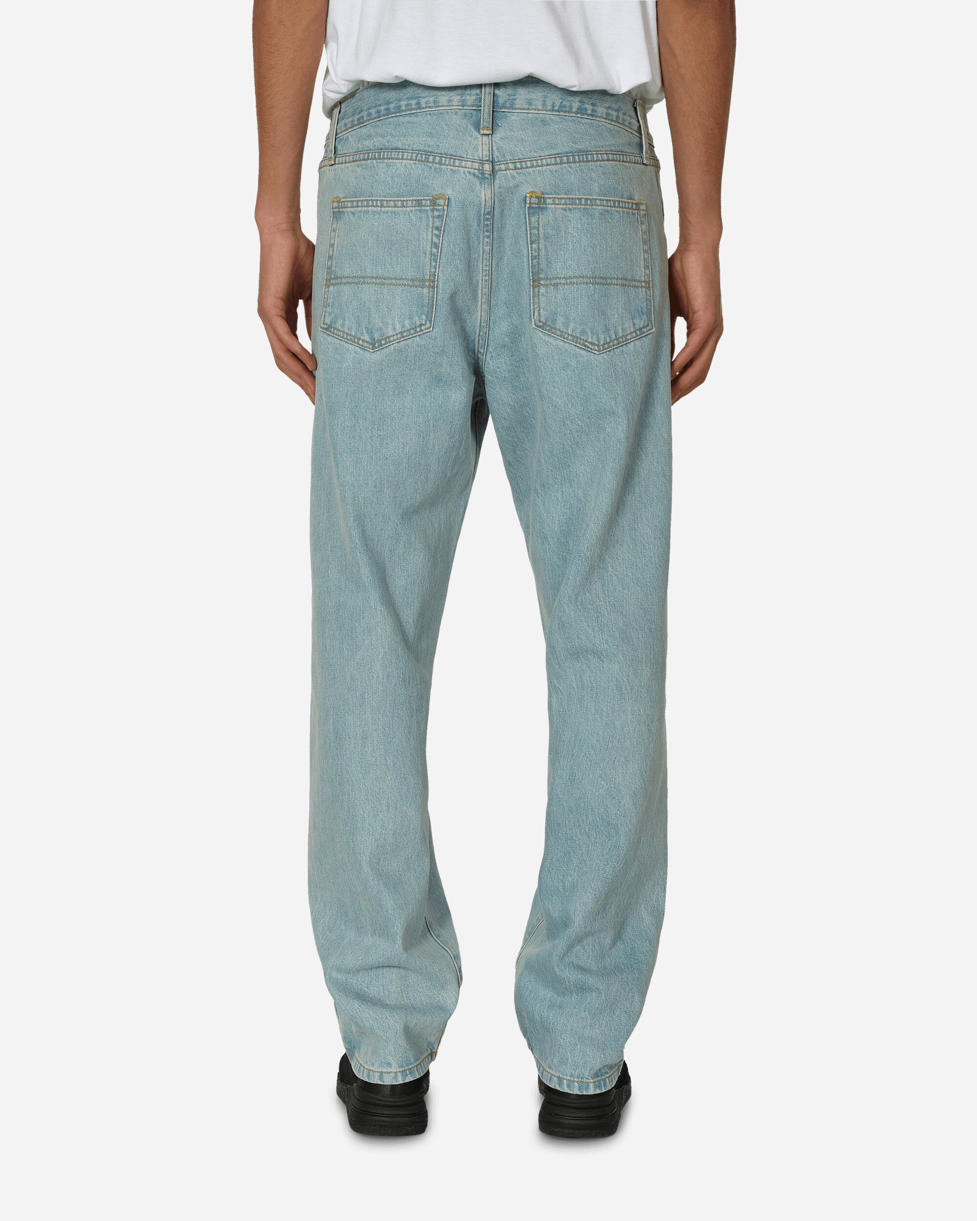 パンツ NOAH Pleated Jeans Light Wash KDT Noah Clothing Pleated Denim Jeans Light Wash – Black Sheep