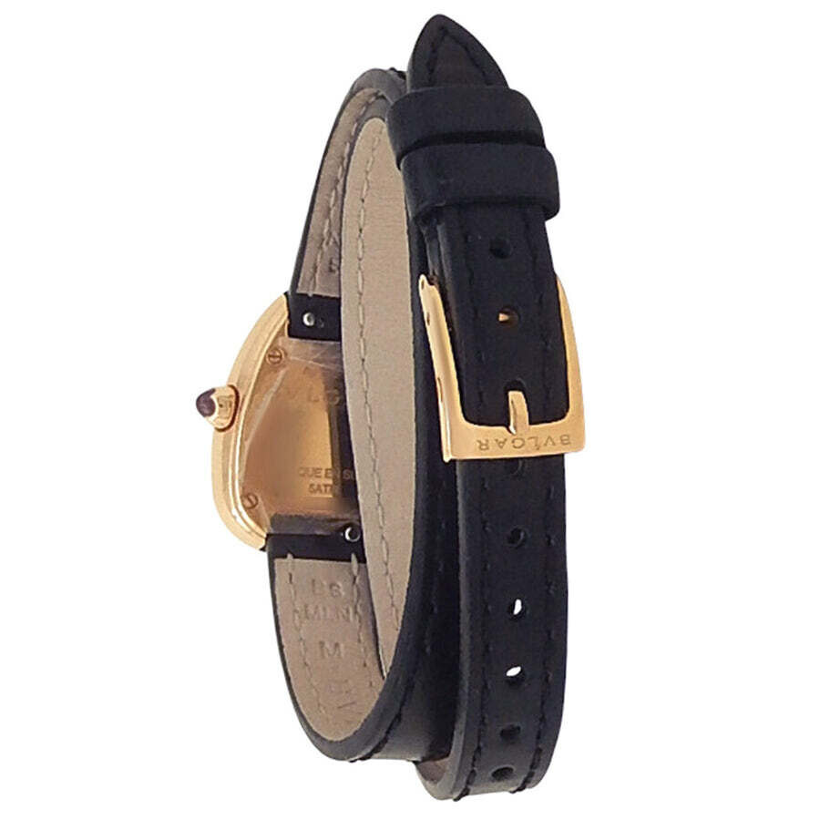 Pre-owned Bvlgari Serpenti Quartz Diamond Red Dial Ladies Watch 102730 - 4