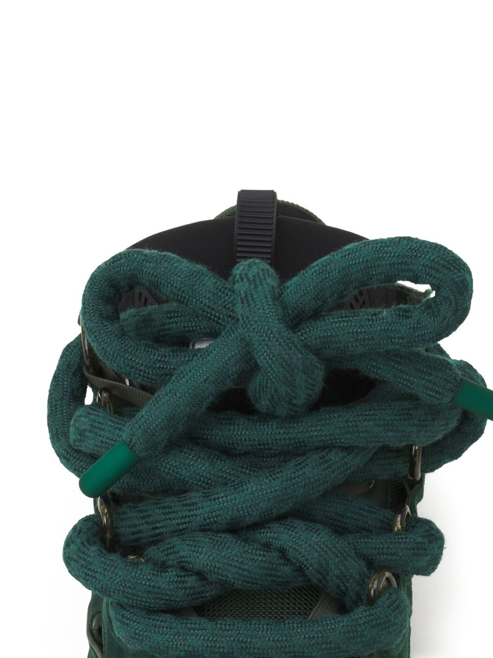 rope-lace suede sneakers - 5