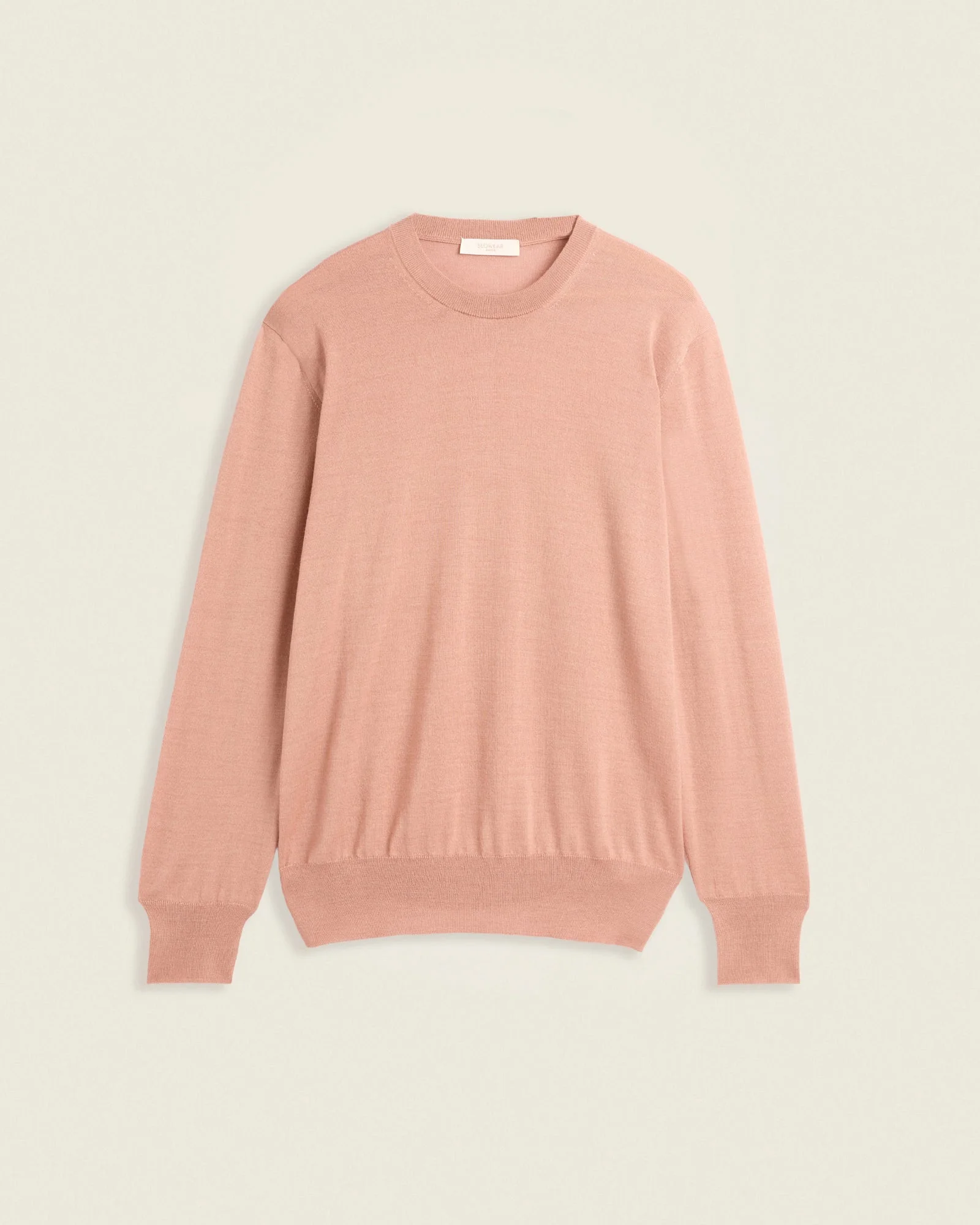 Slim fit cashmere and silk crew-neck sweater - 1