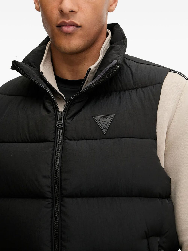 padded logo-plaque gilet 4