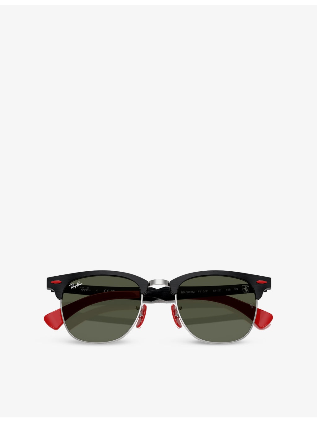RB3807M Scuderia Ferrari Collection Square-Frame Aluminium Sunglasses - 5