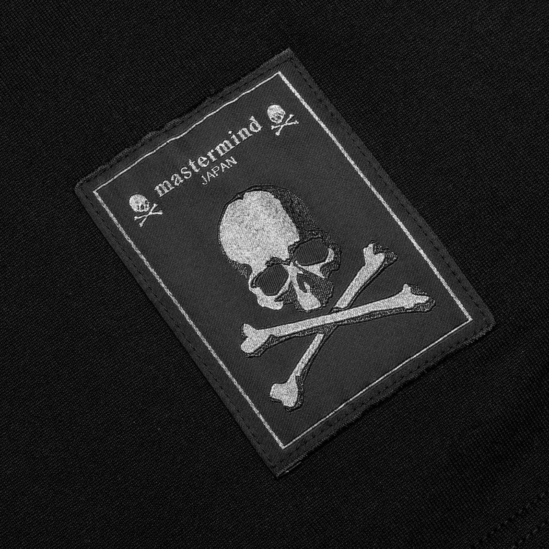MICRO SKULL KNIT T-SHIRT - BLACK 4