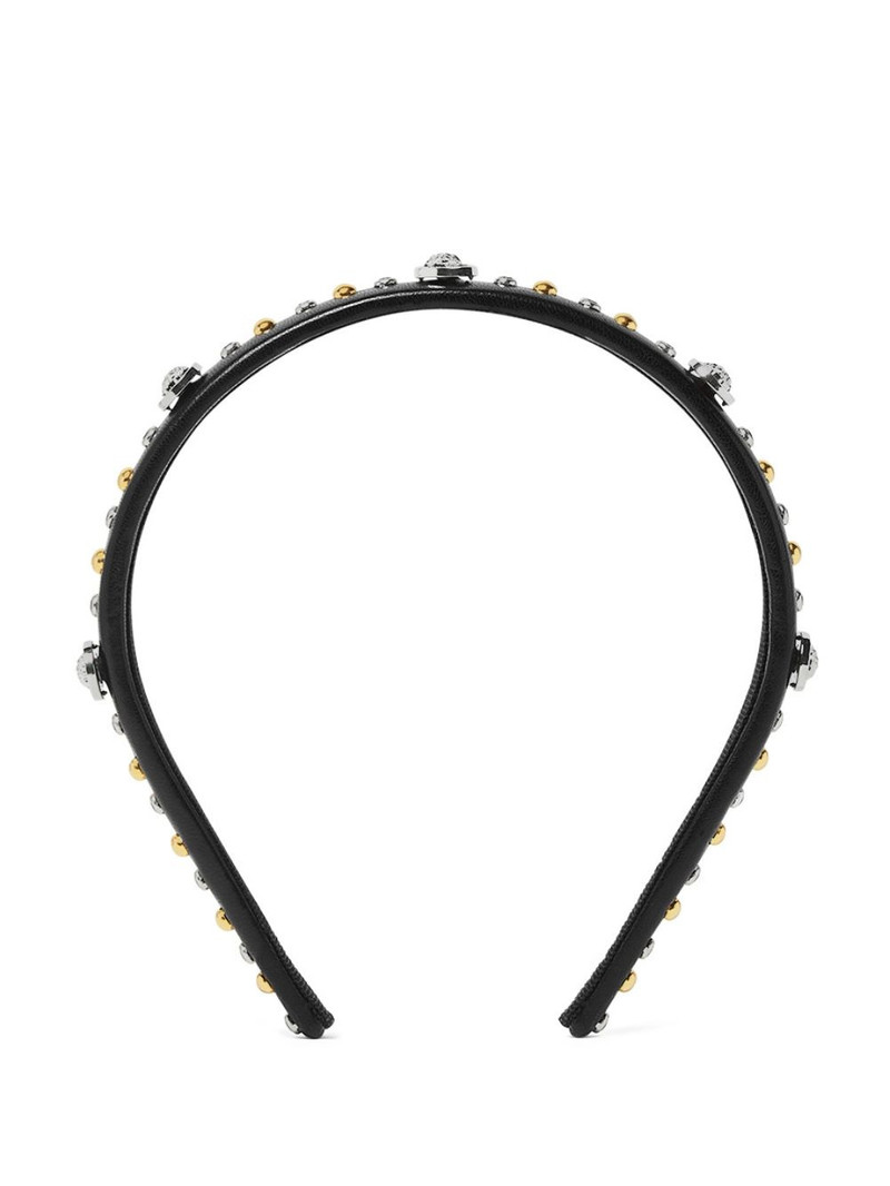 VERSACE Medusa Head studded headband outlook