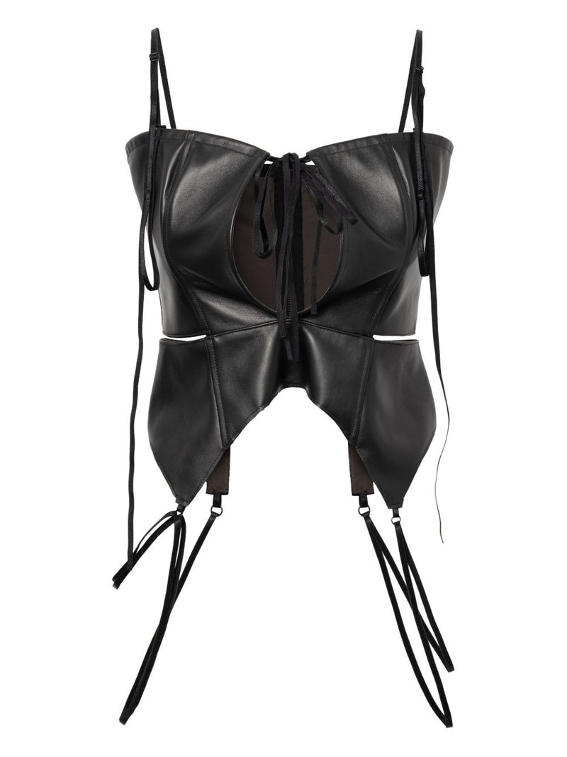 zip-up corset top 1