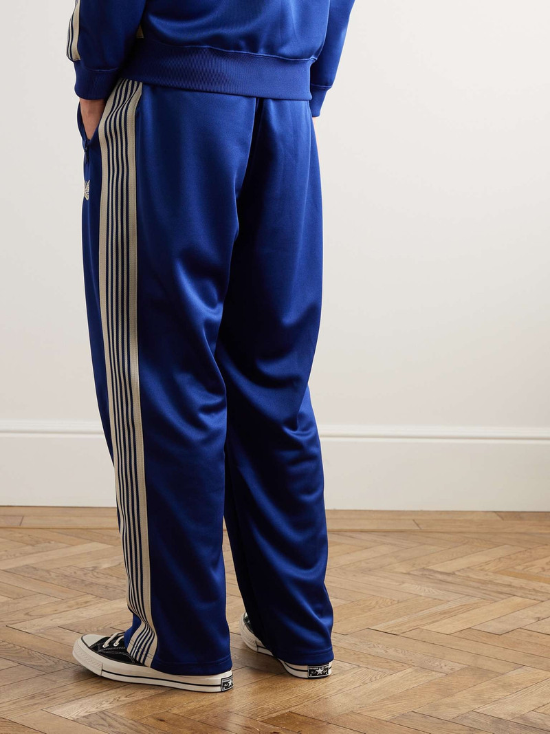 Bootcut Webbing-Trimmed Logo-Embroidered Tech-Jersey Track Pants 4