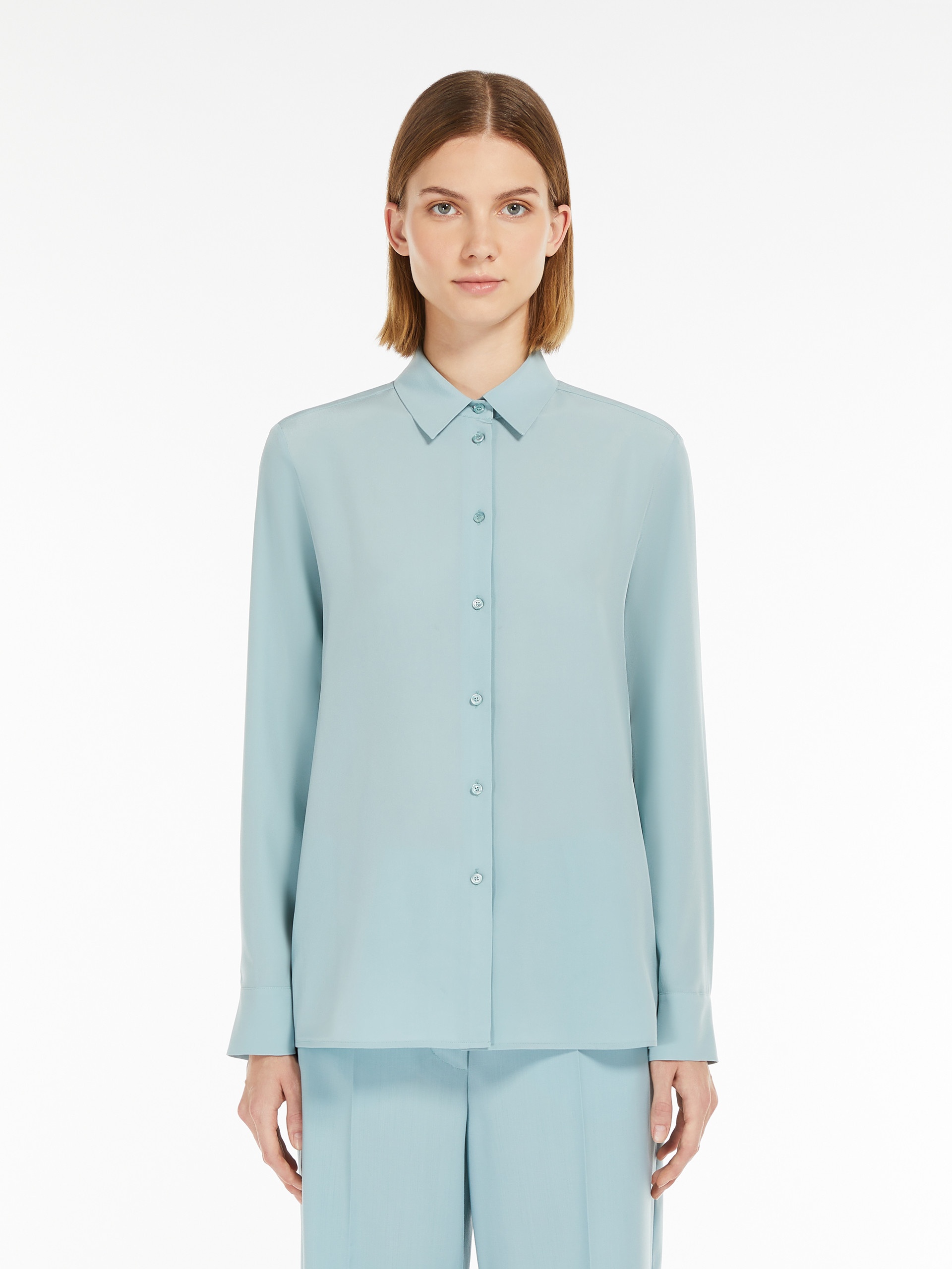 ALMINA Relaxed-fit silk shirt - 3