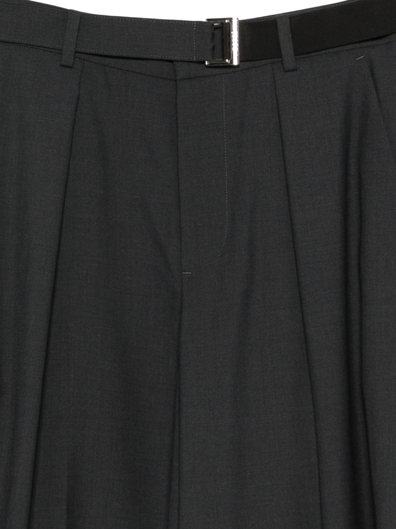 belted pleated trousers 3