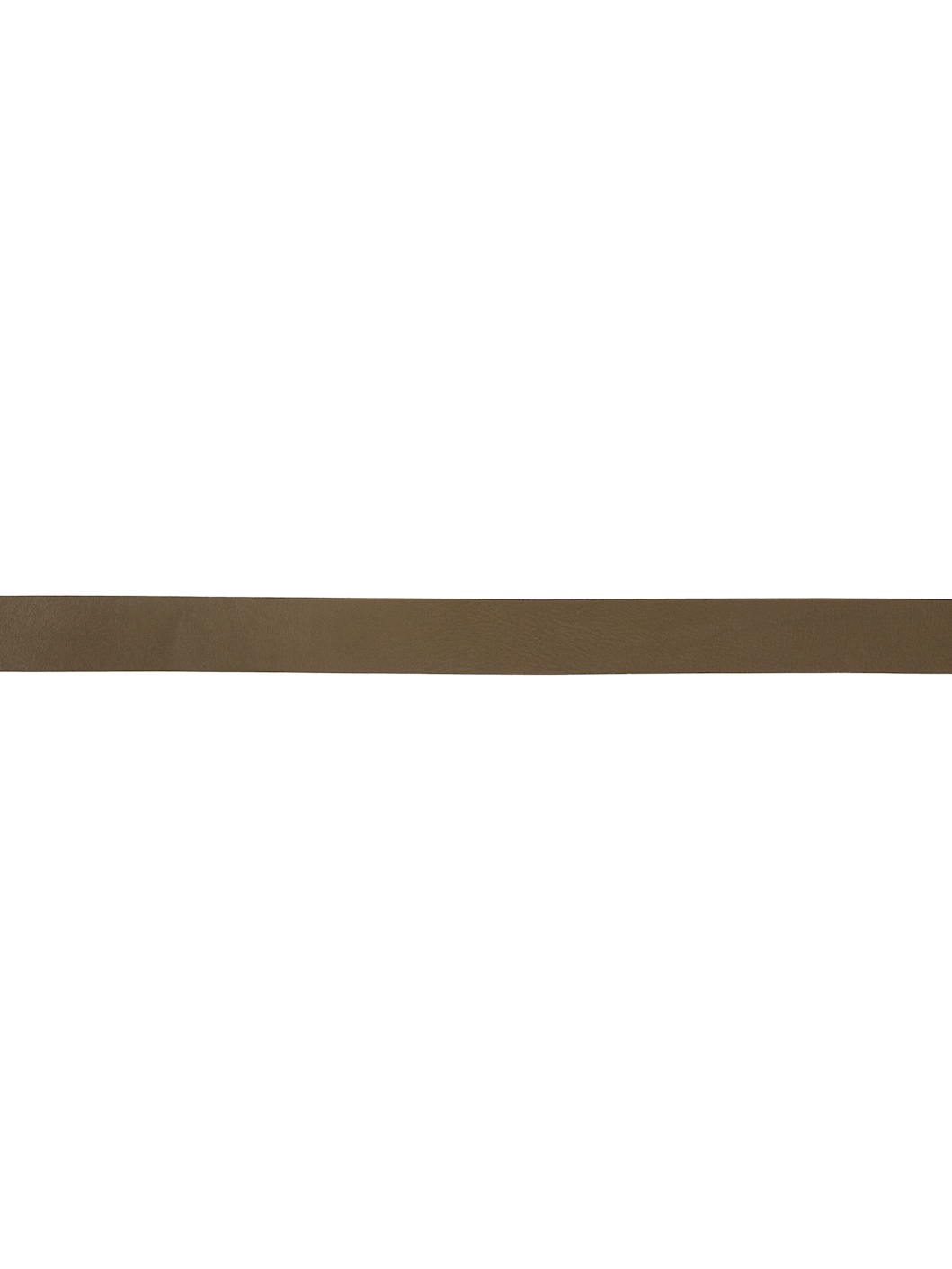 Brown Leather Boyfriend Belt - 2