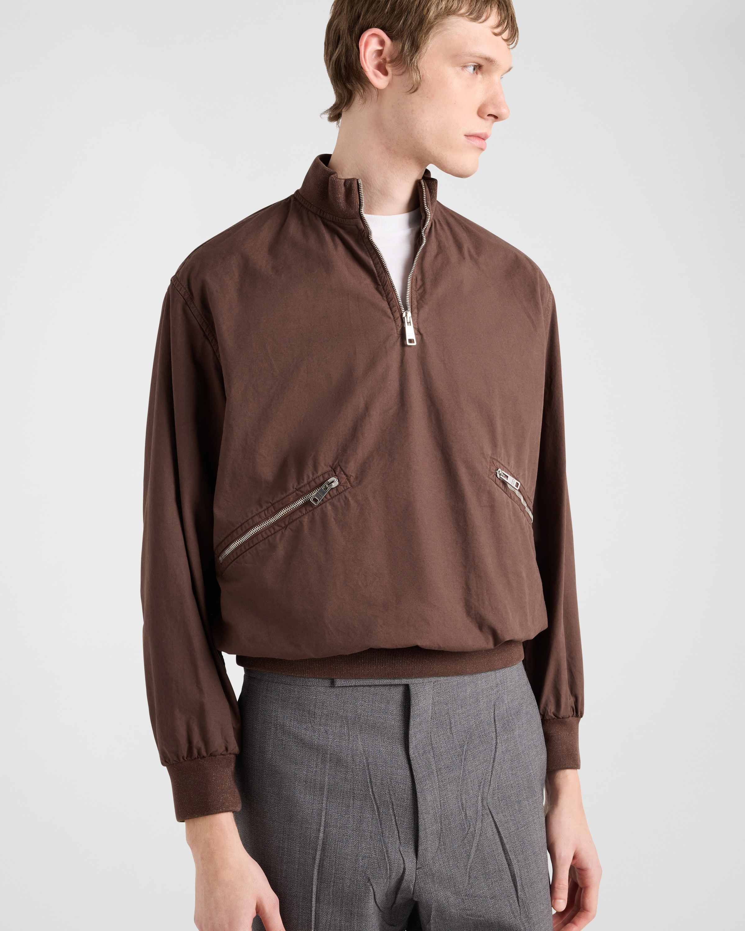 Cotton blouson jacket - 3