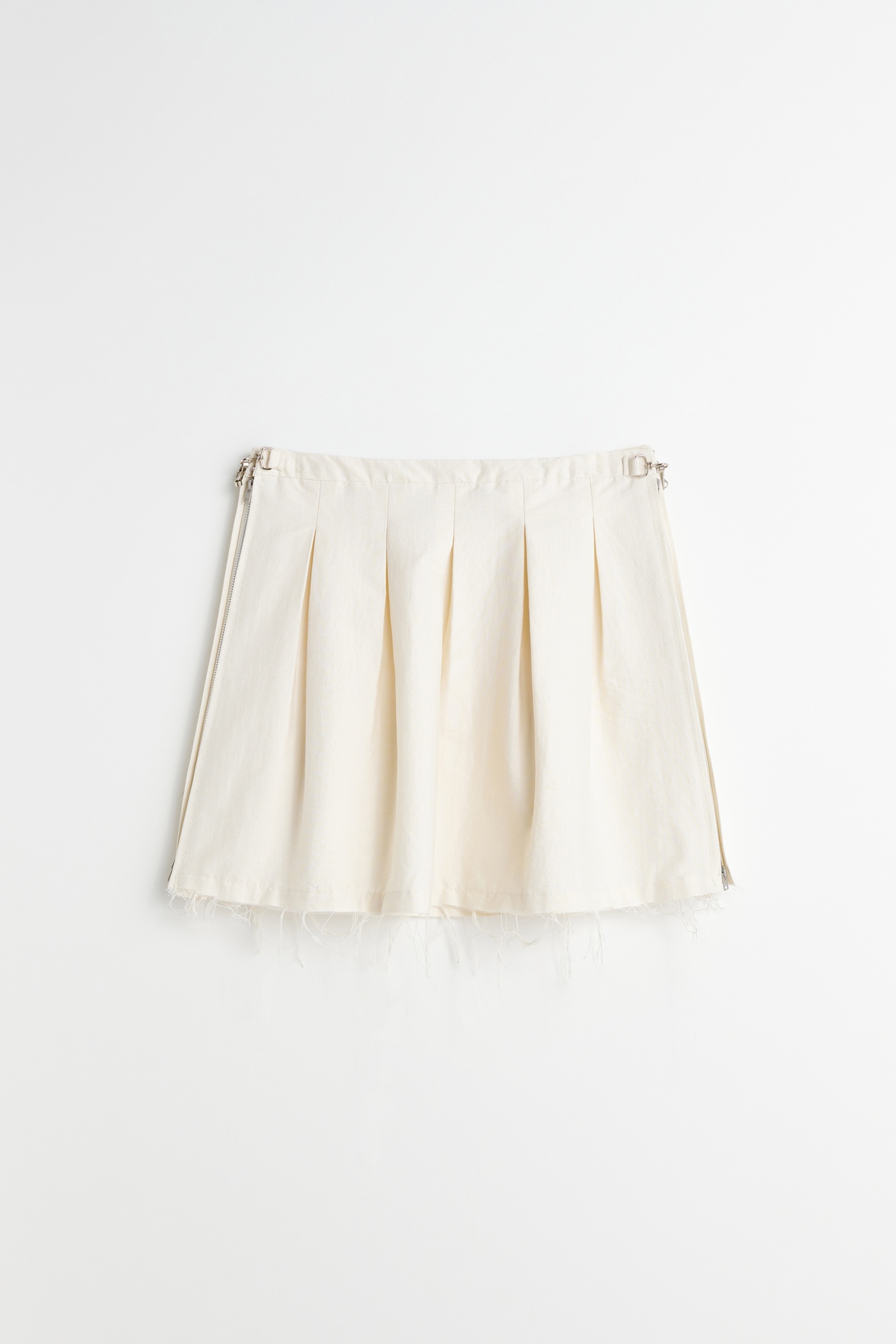 Object Skirt Natural Crinkled Cotton Nylon - 1