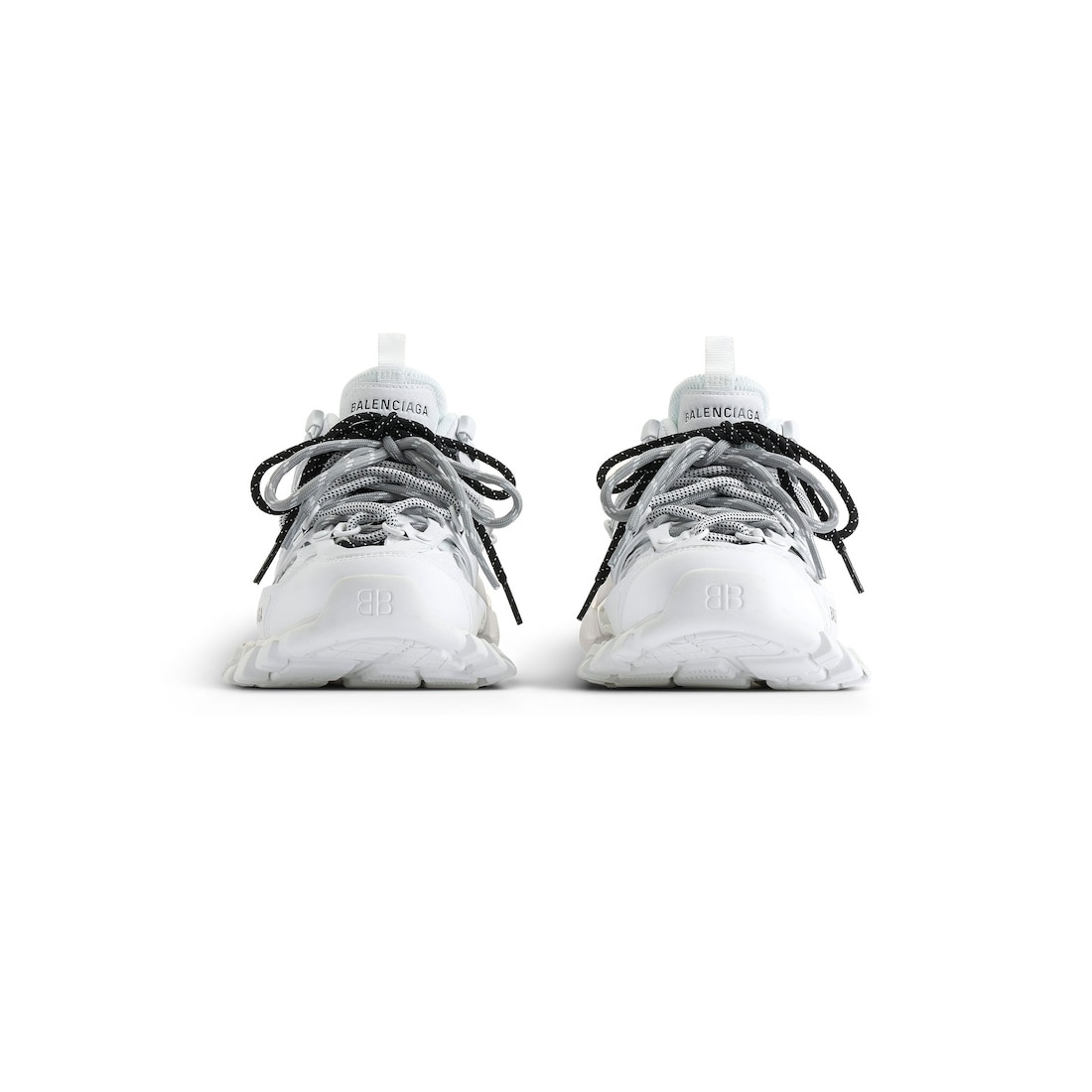 Men's Track Trail Laces Sneaker in White/black/grey - 3